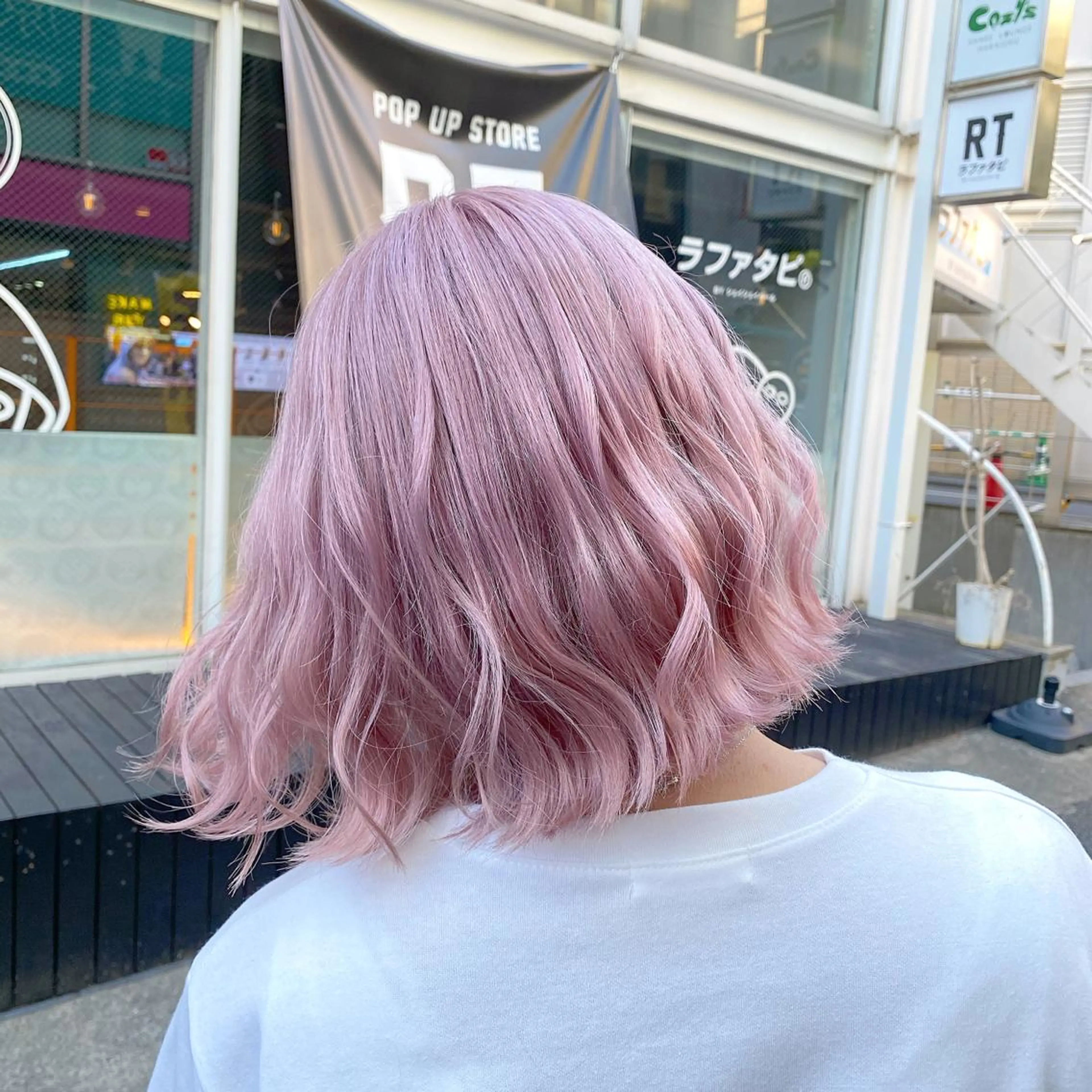 ミディアム 💛ムラ修正ブリーチ 💛YUUのヘアスタイル