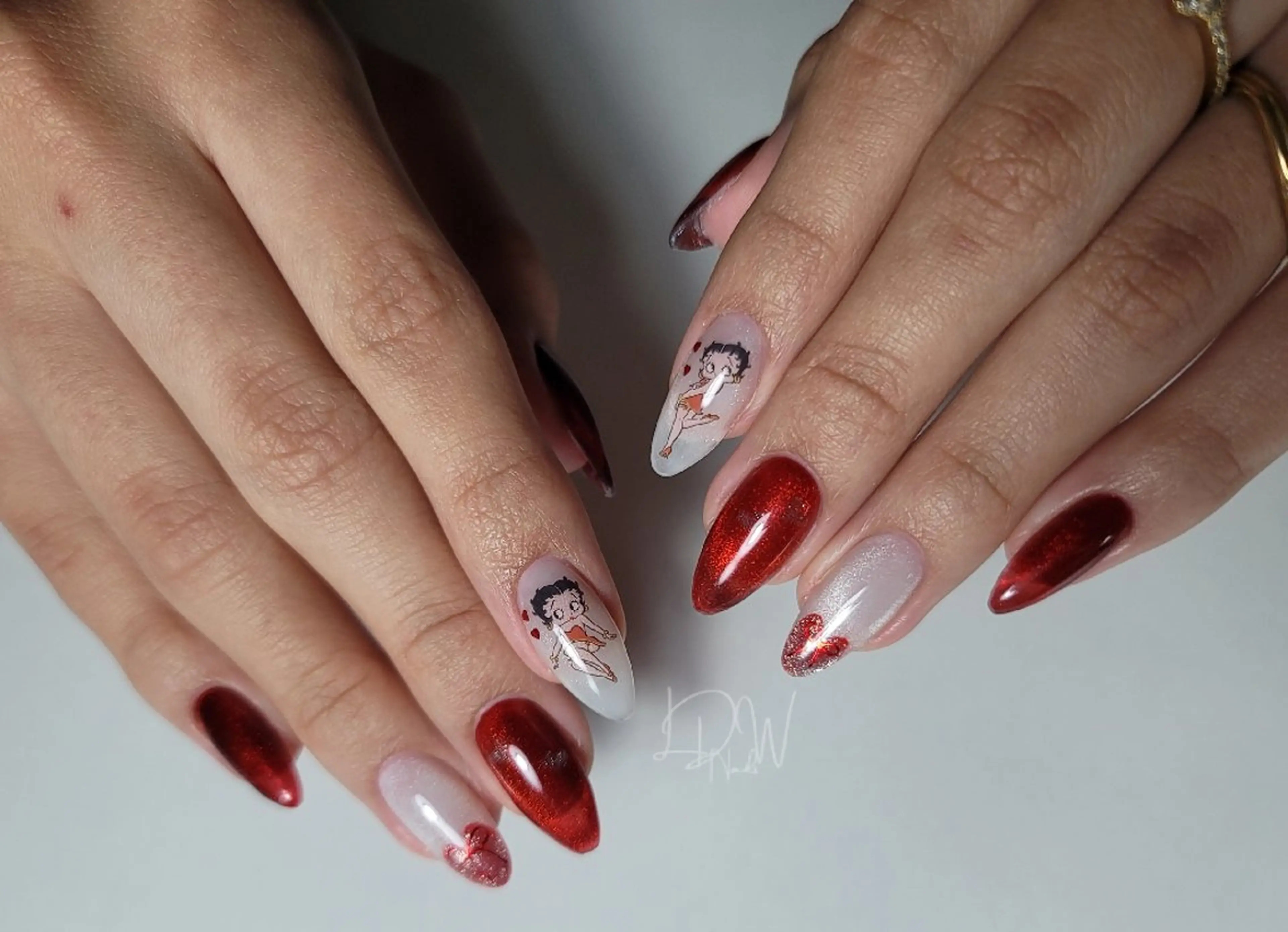 ジェルチップエクステンション《DIAMI》&10本のアートの写真