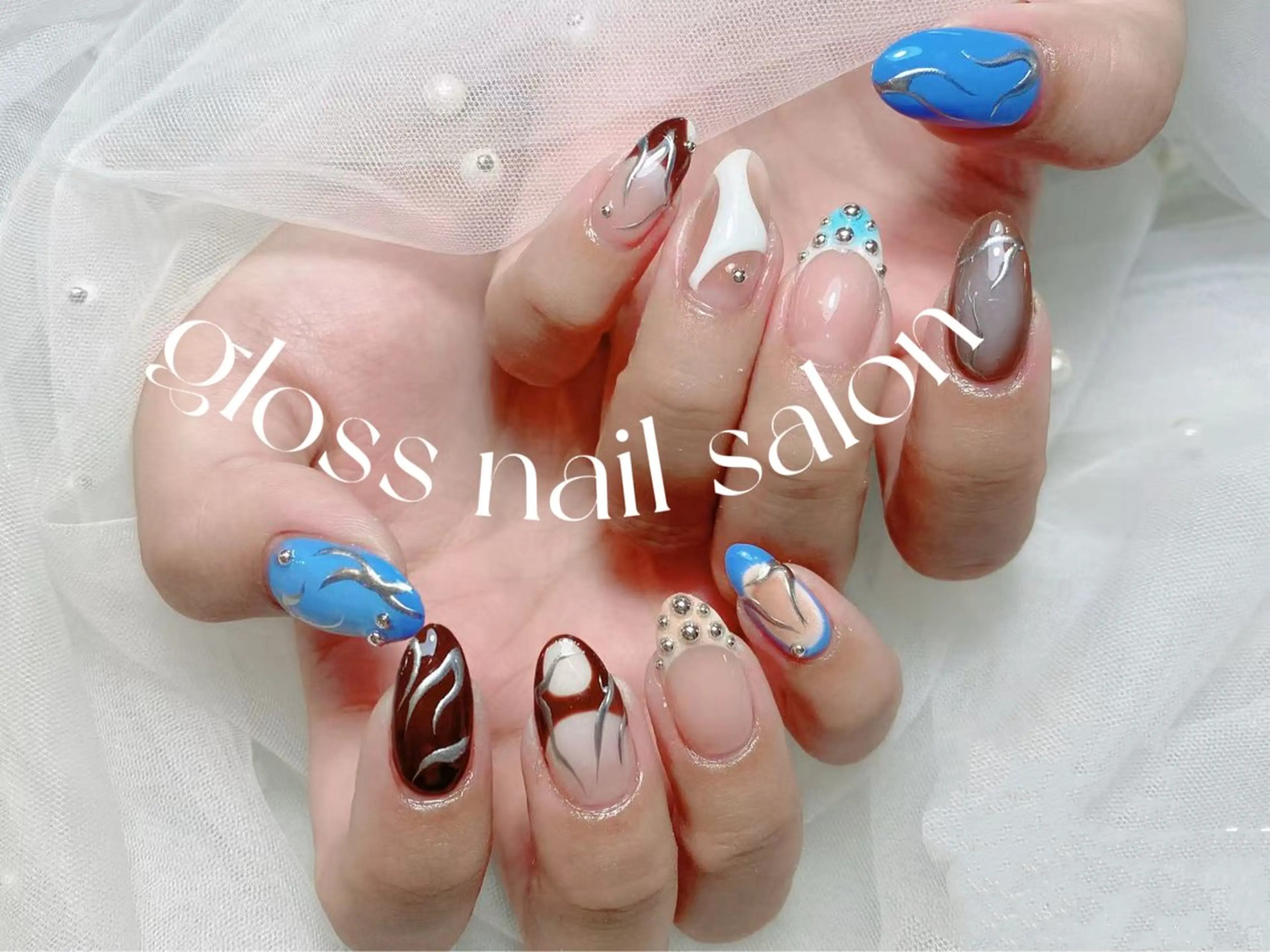 ネイル miho🍎 Gloss nailのネイルデザイン