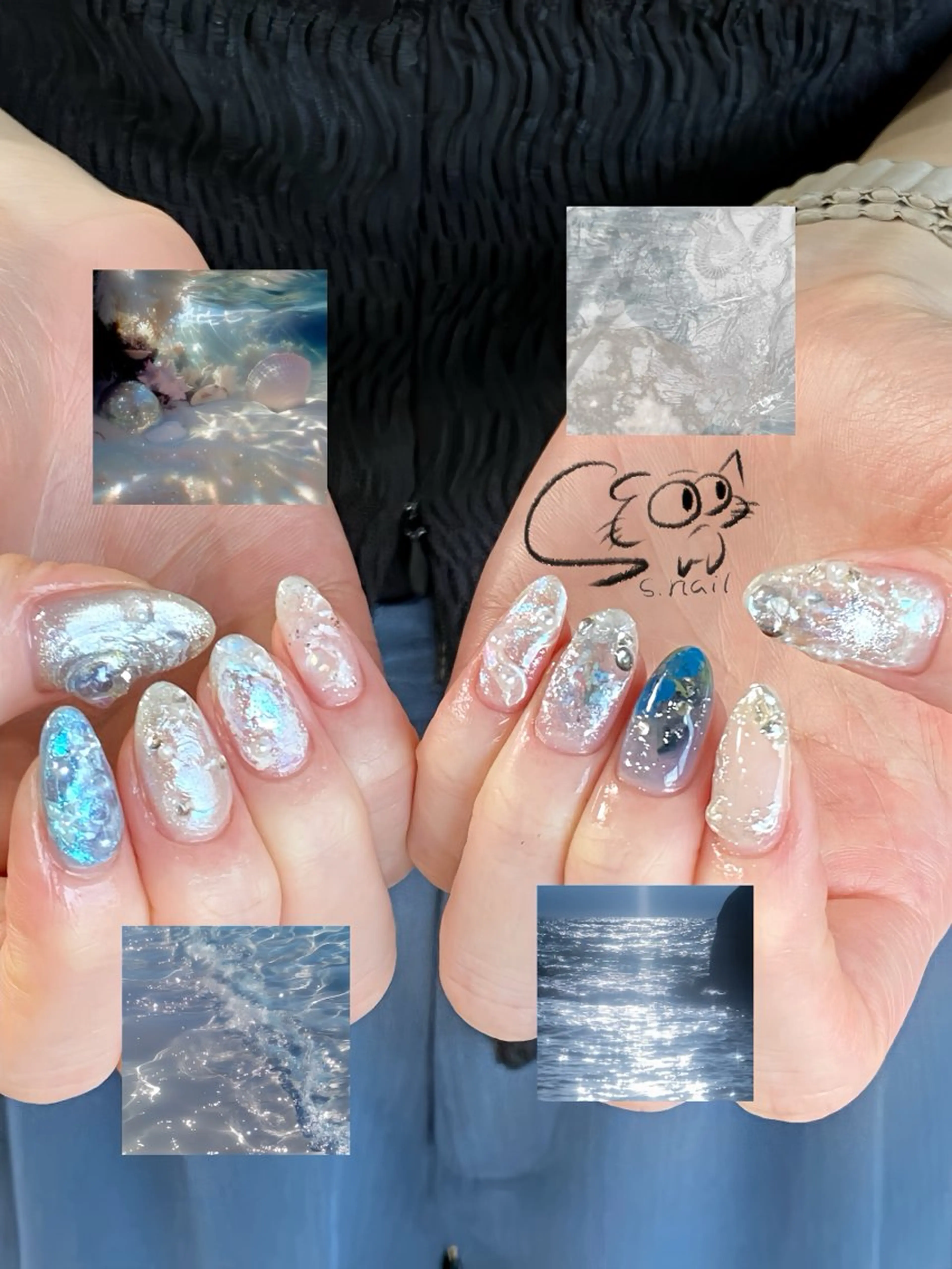 ネイル アートネイル チークネイル フレンチネイル グラデーション マグネットネイル ハンドネイル S.nail所属・S.nail _のネイルデザイン