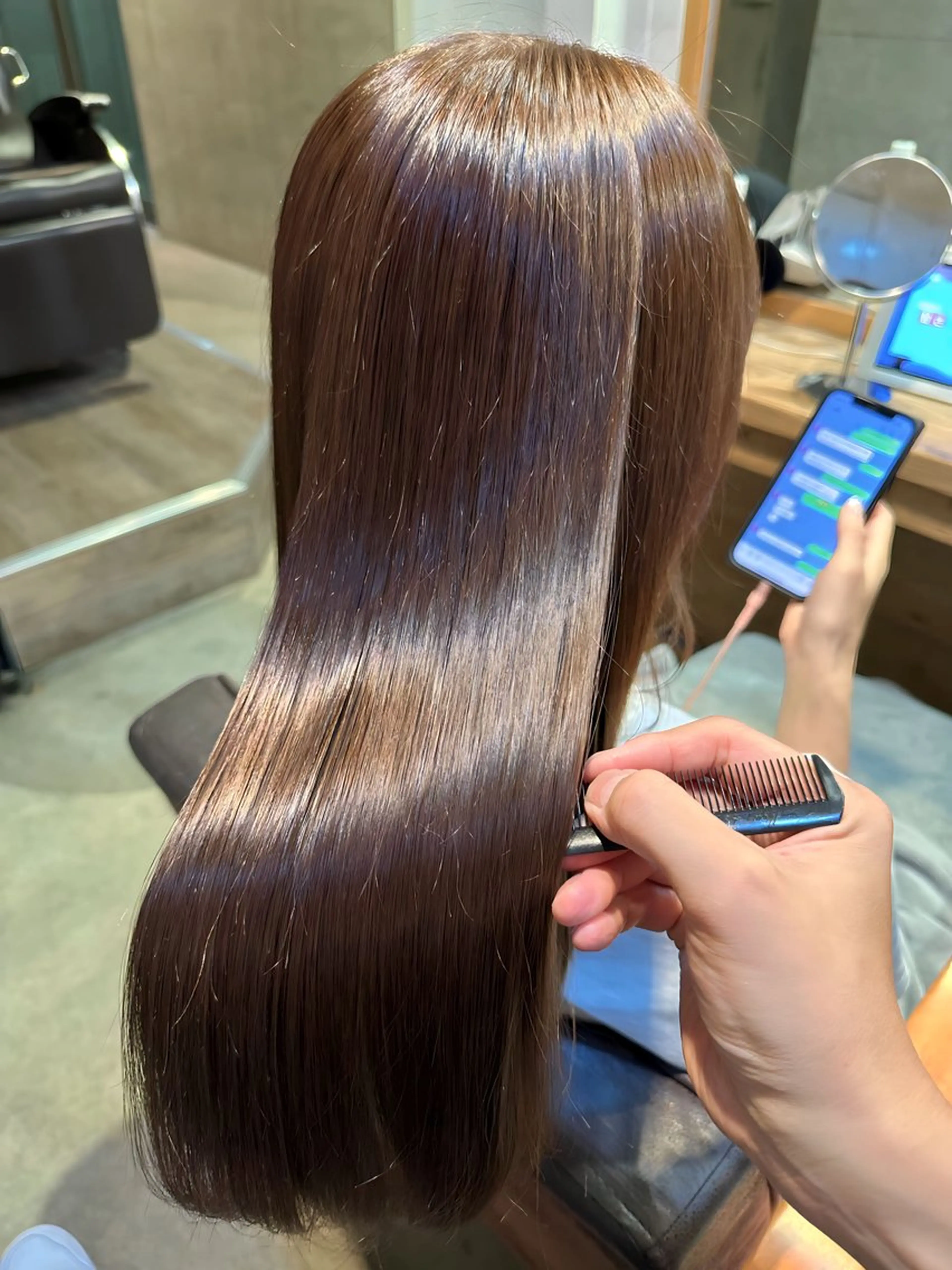 ロング カラー パーマ ヘアアレンジ ブリーチ デザインカラー イヤリングカラー ハイライトカラー ハイライト カット ヘアカラー トリートメント ヘッドスパ 野口 秀人 🦋髪質改善🫧のヘアスタイル