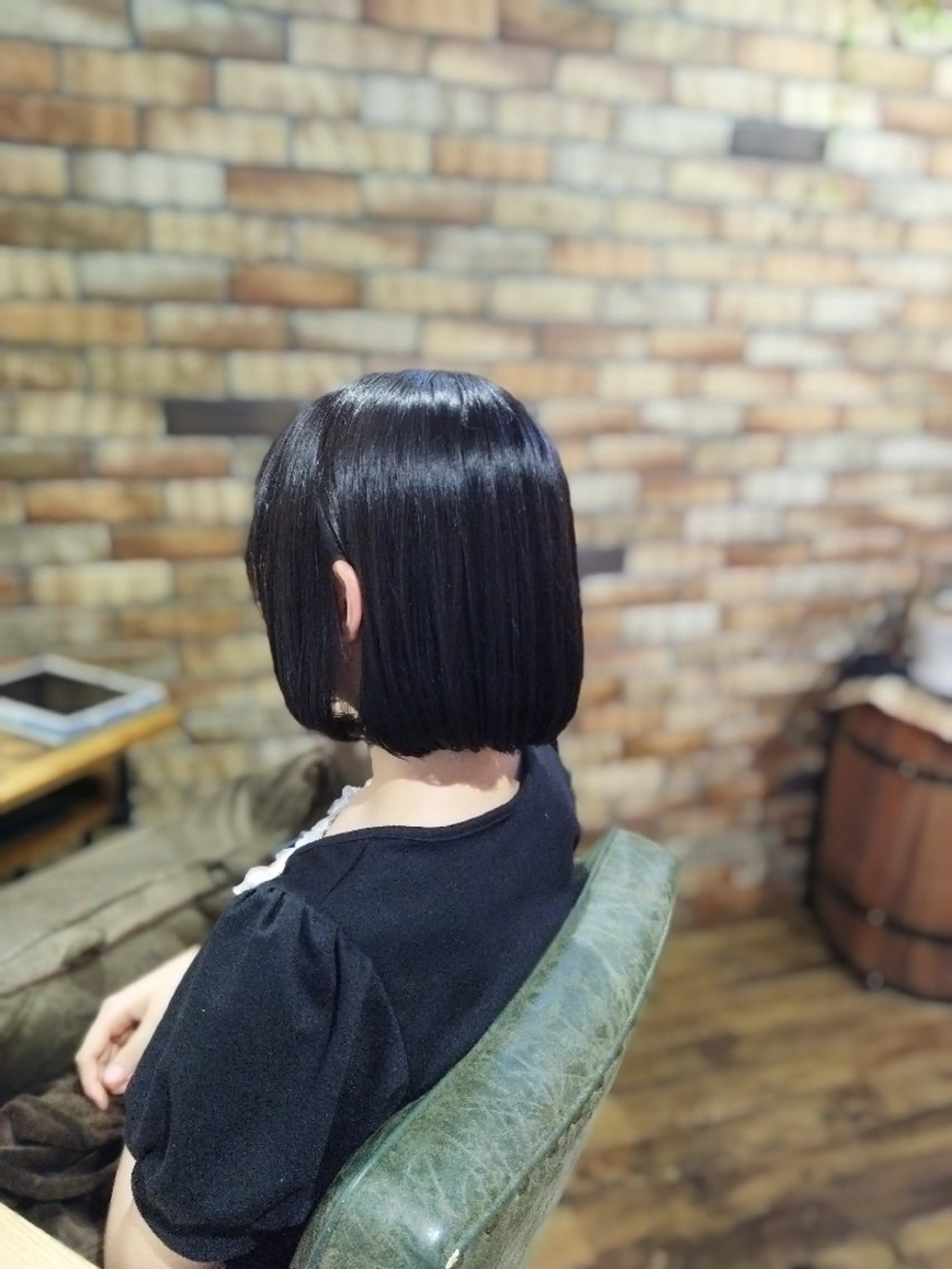 ミディアム ボブ カット 北林 弘展のヘアスタイル