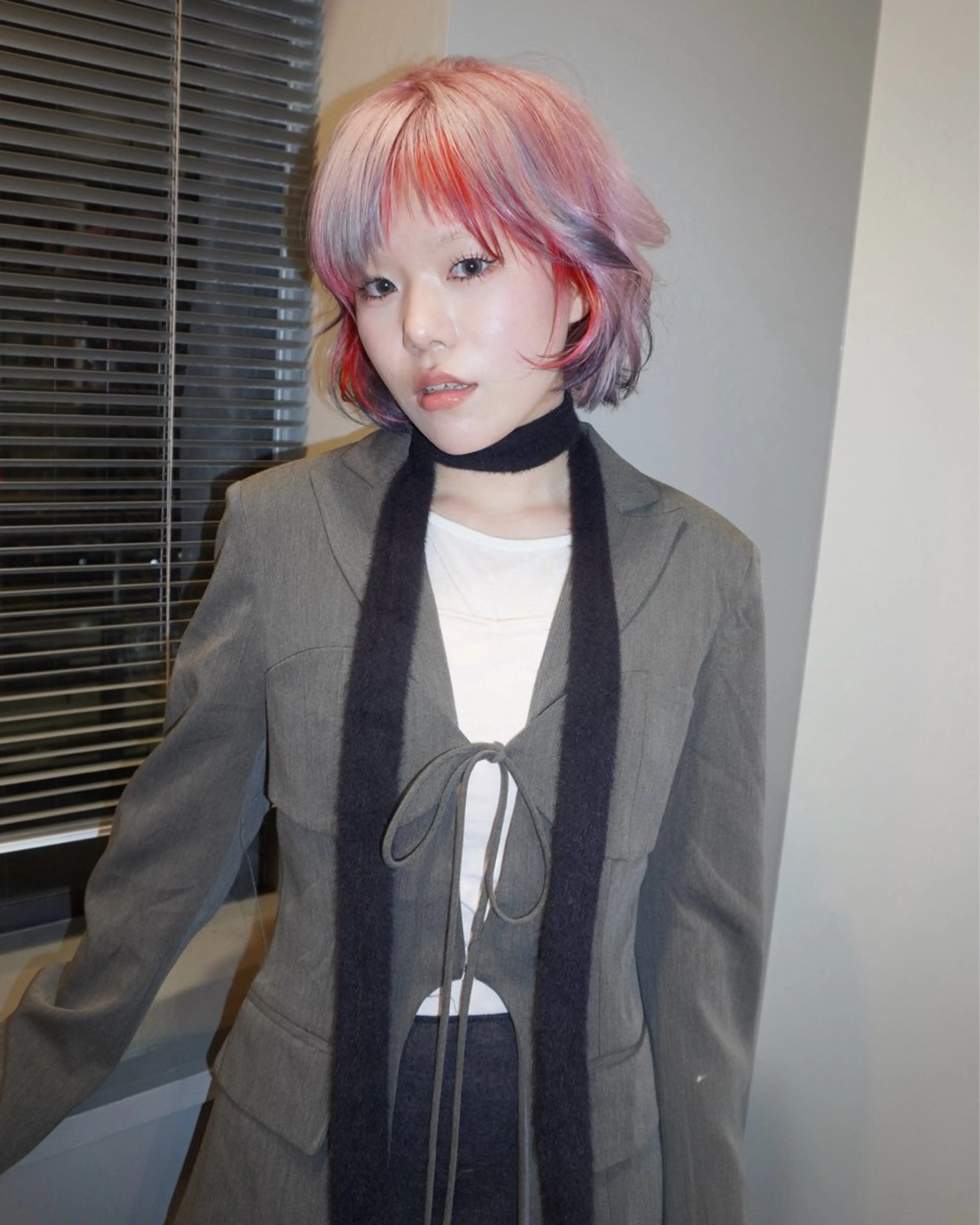 カラー デザインカラー yll所属・似合わせ/ハイトーン /中目黒/さくらのヘアスタイル