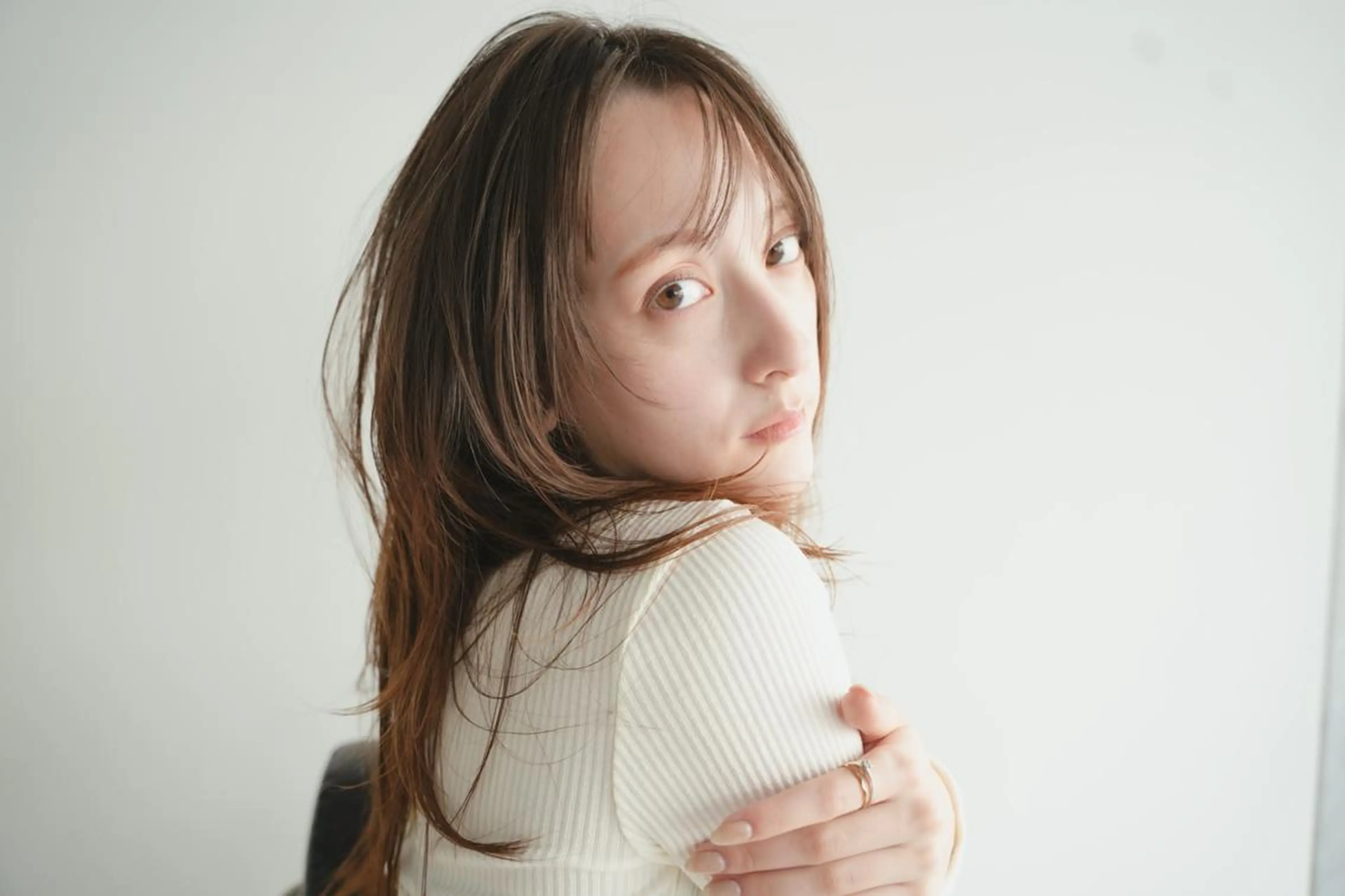 セミロング number eluneのヘアスタイル