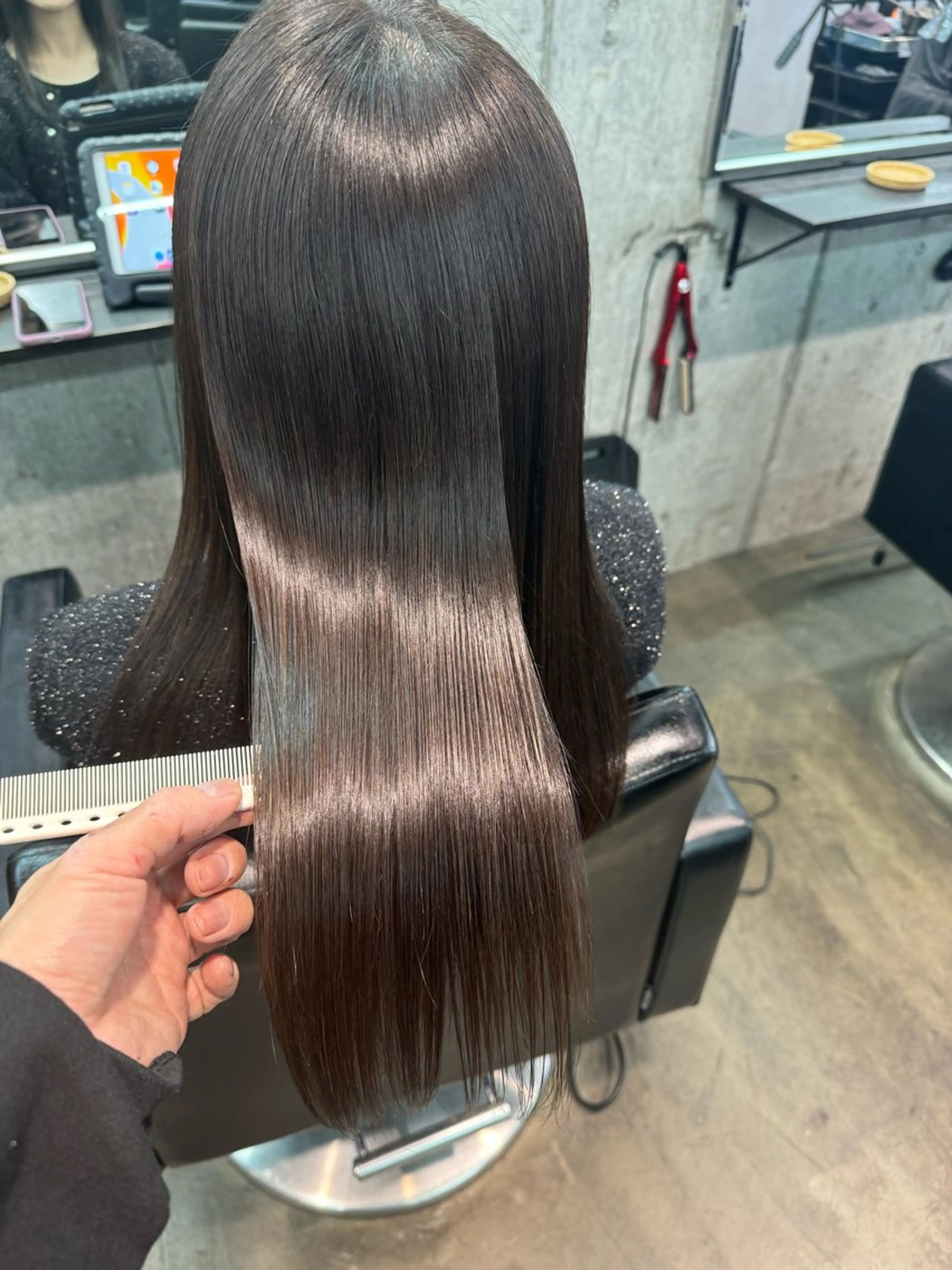 セミロング アッシュ アッシュブラウン HOODS hair salon所属・透明感カラー🌿ボブ ✨飛田　ケイのヘアスタイル