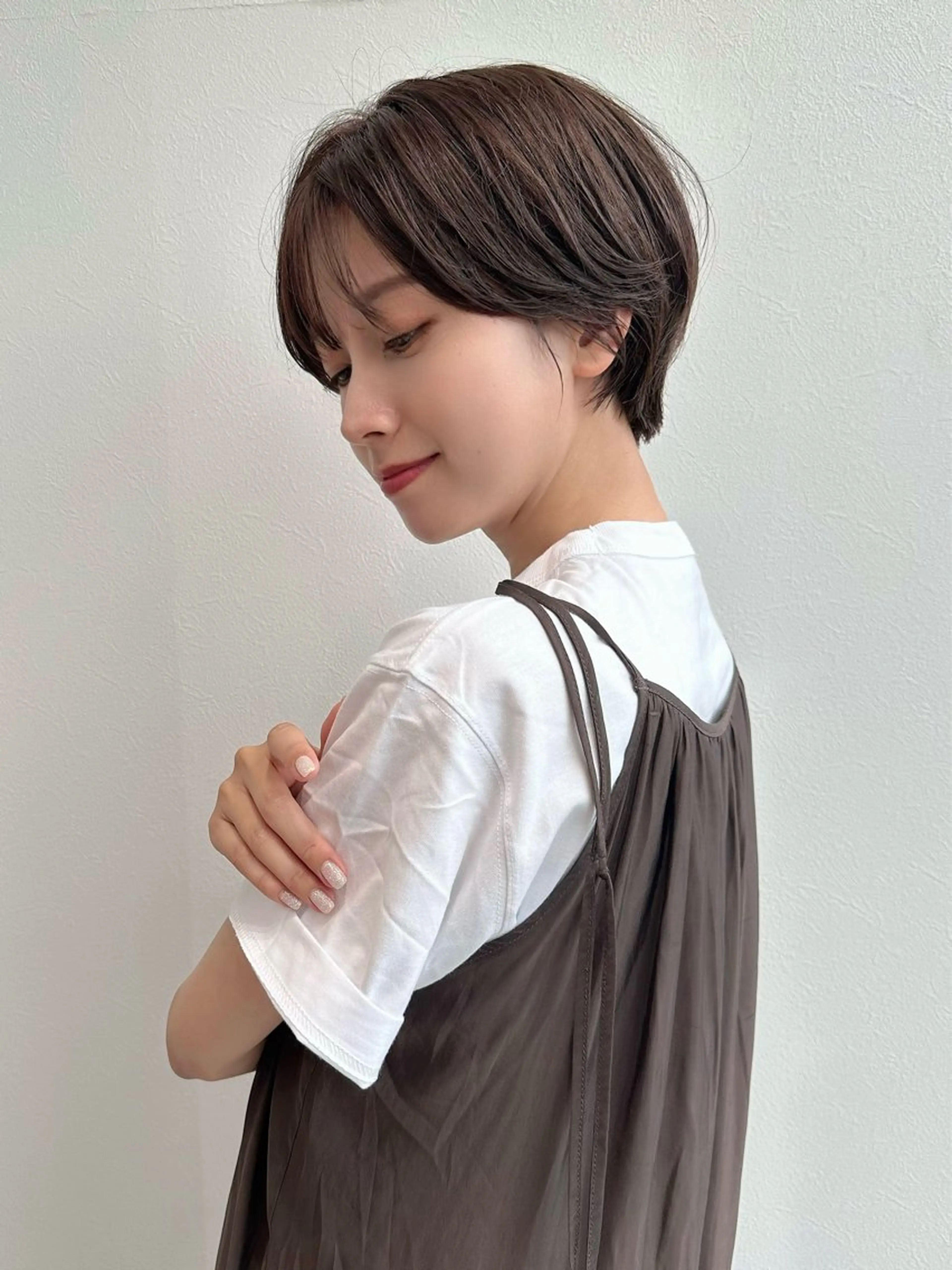 ショート カラー 透明感カラー/ボブ /佐藤伶のヘアスタイル