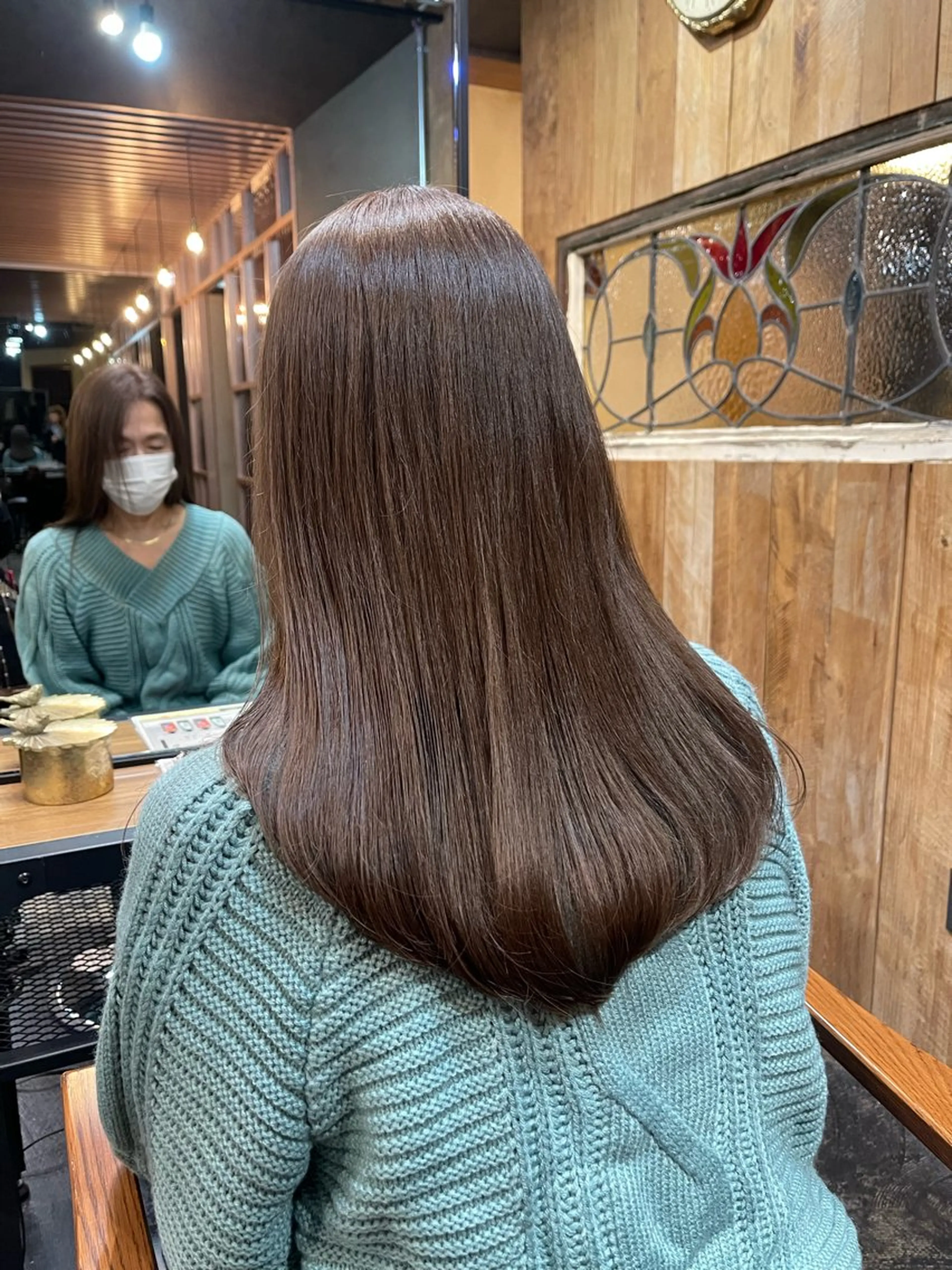 ロング ロングレイヤー レイヤーカット ロング Colore（コローレ）所属・顔タイプ/ダブルカラ ー/りりかのヘアスタイル