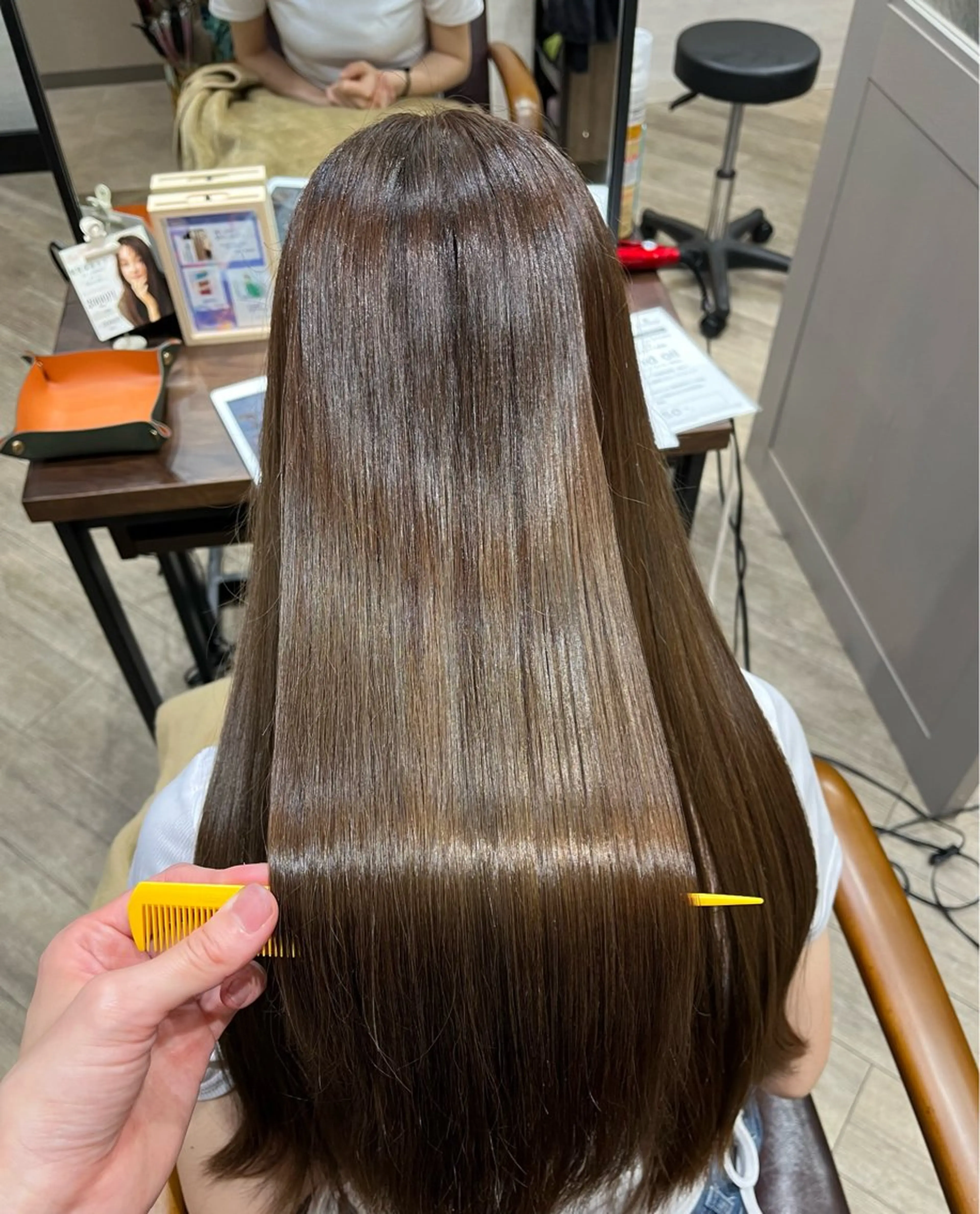 ロング カラー ベージュカラー カット ヘアカラー トリートメント 🫧ぷる艶カラー🫧 Yuubi🦩のヘアスタイル