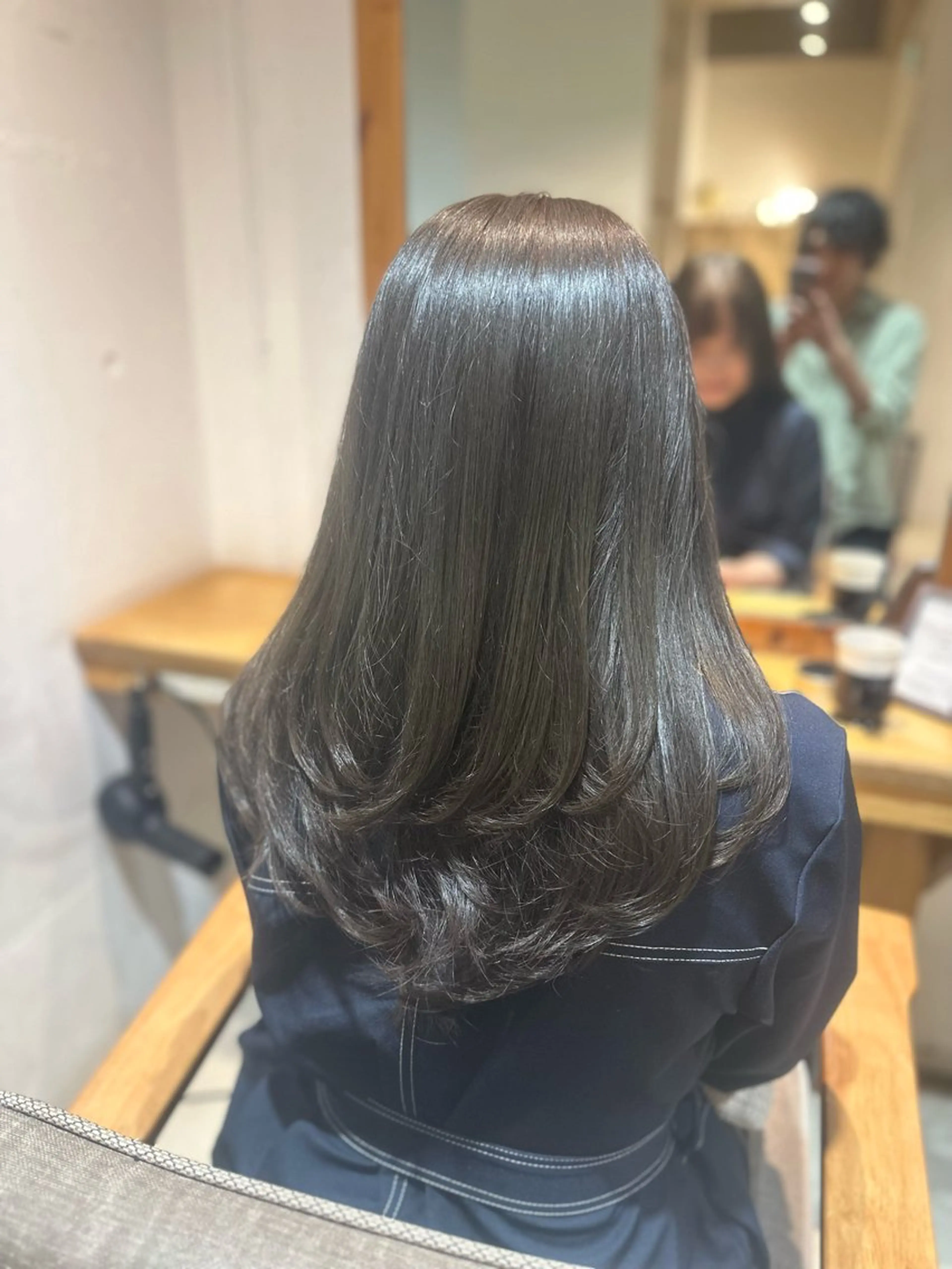 セミロング 林 耕太郎のヘアスタイル