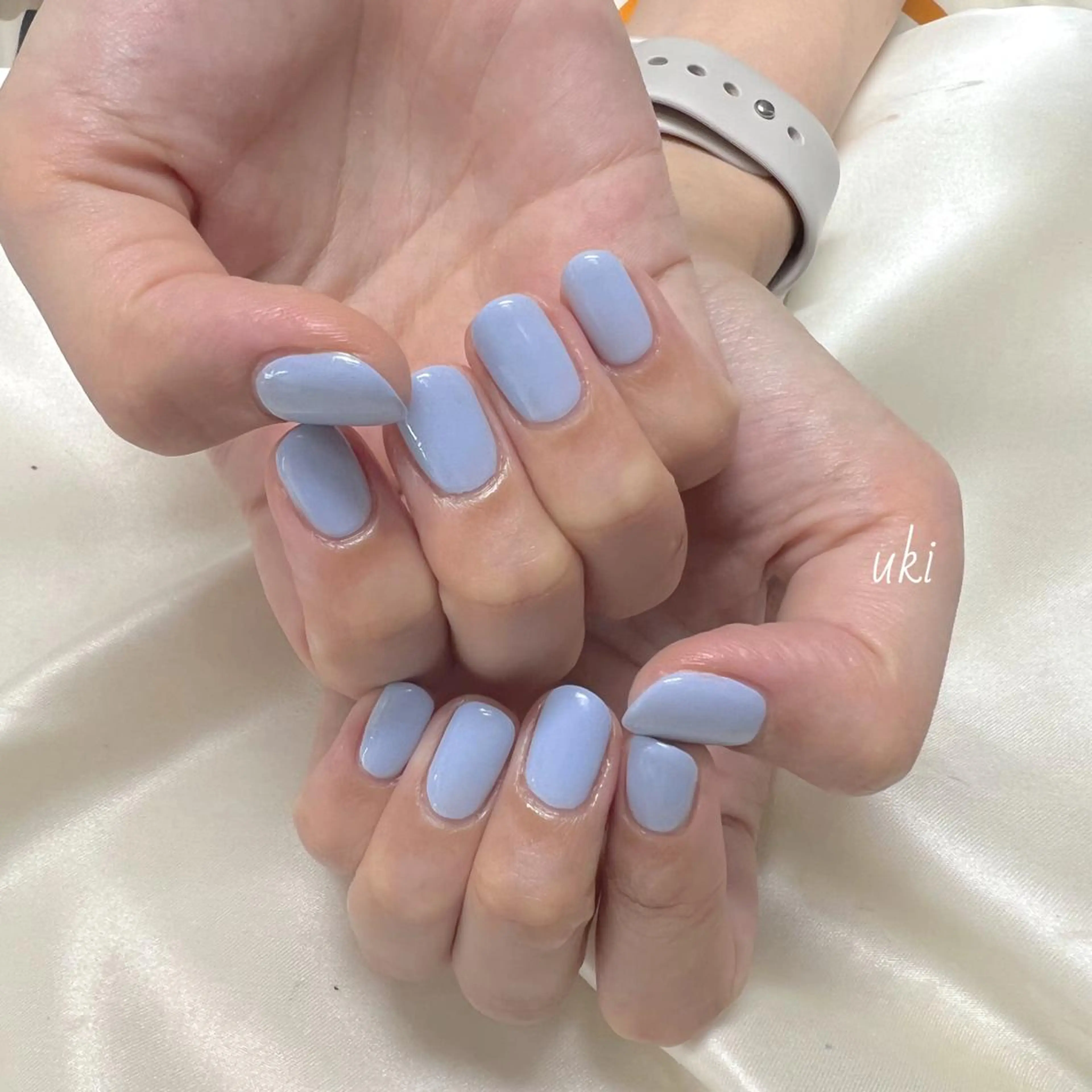 ネイル ワンカラーネイル シンプルネイル Ameri nail /UKIのネイルデザイン
