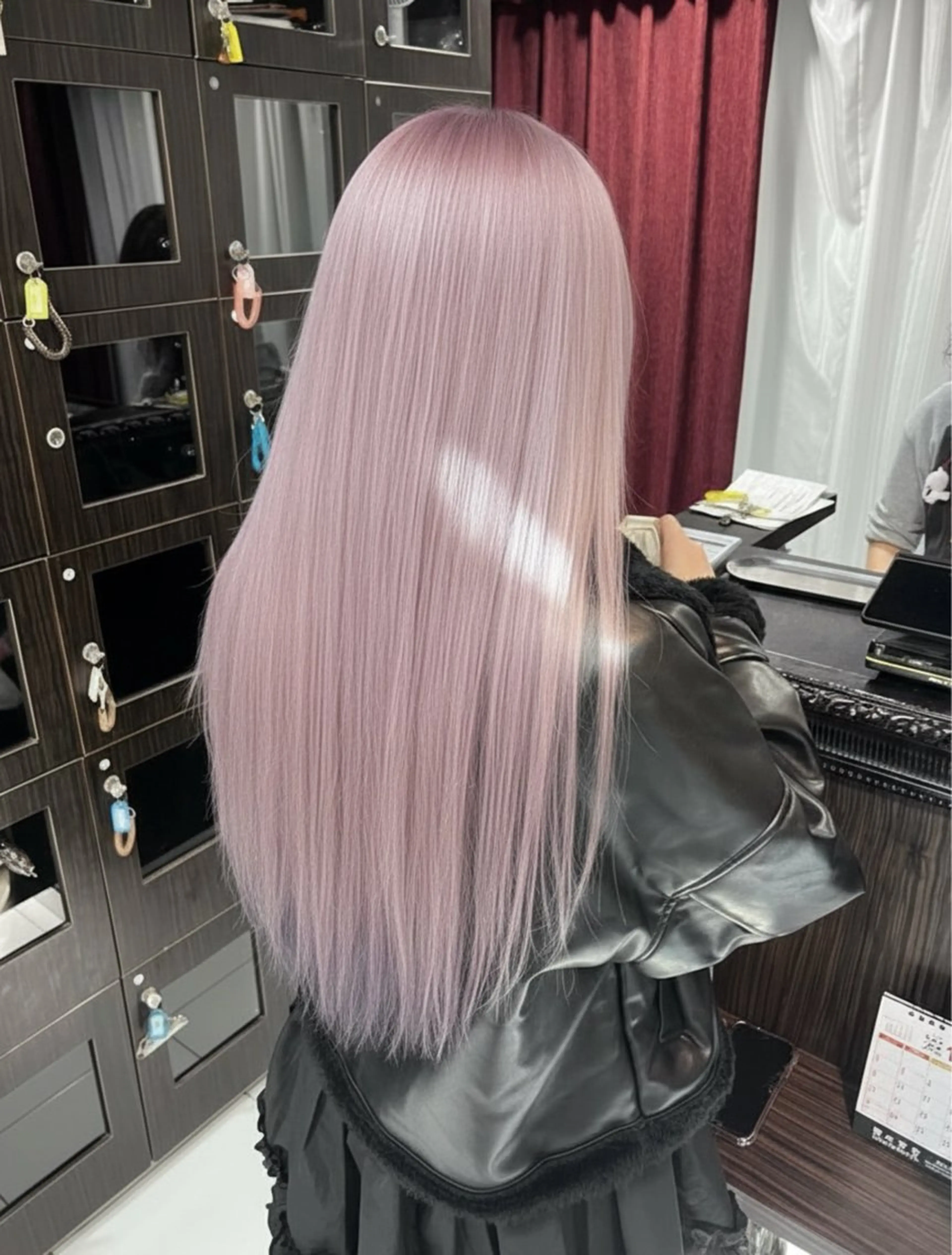 ロング パープルカラー ヘアカラー トリートメント prize🤍ྀི kana🖤ྀིのヘアスタイル