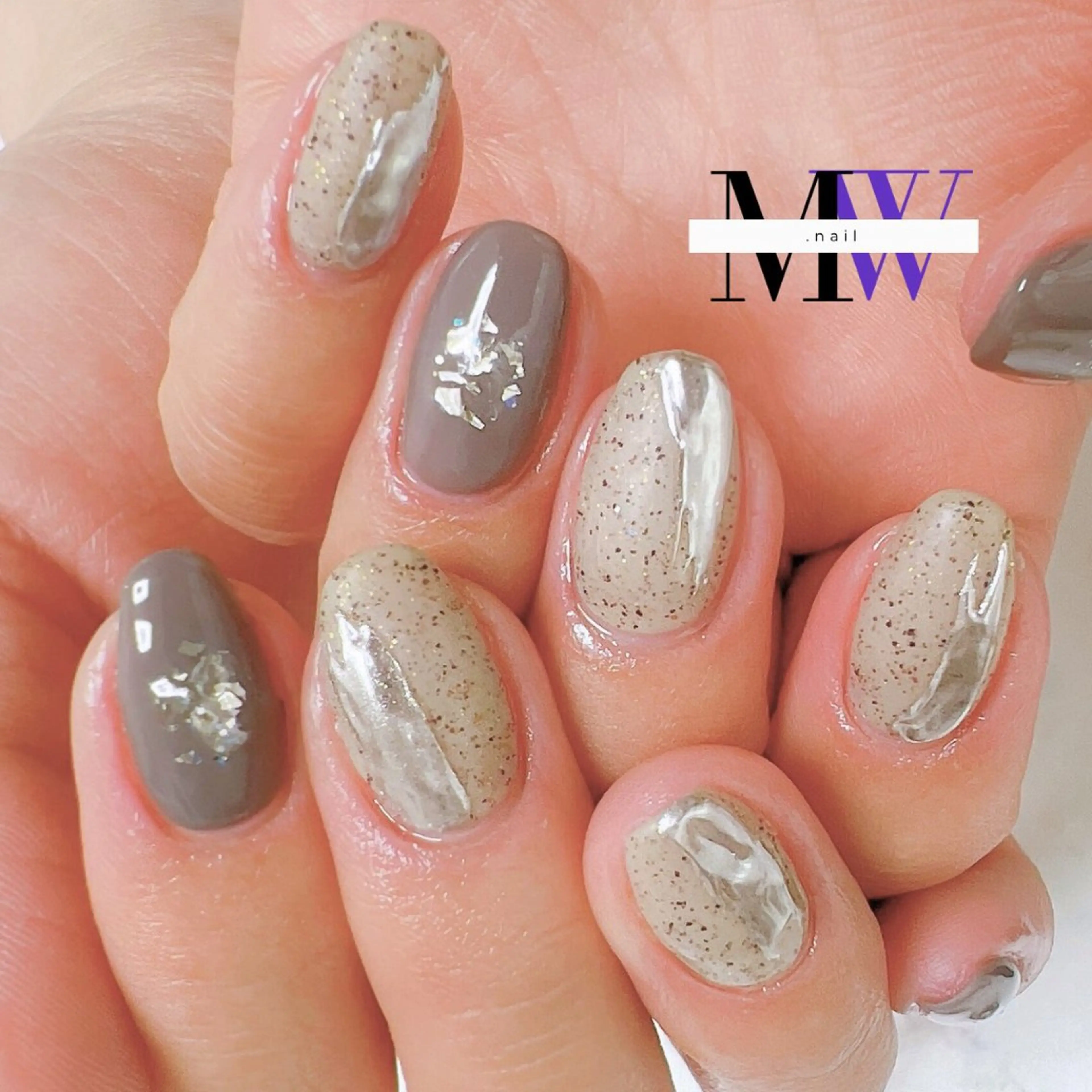 ネイル ニュアンスネイル MW .nailのネイルデザイン