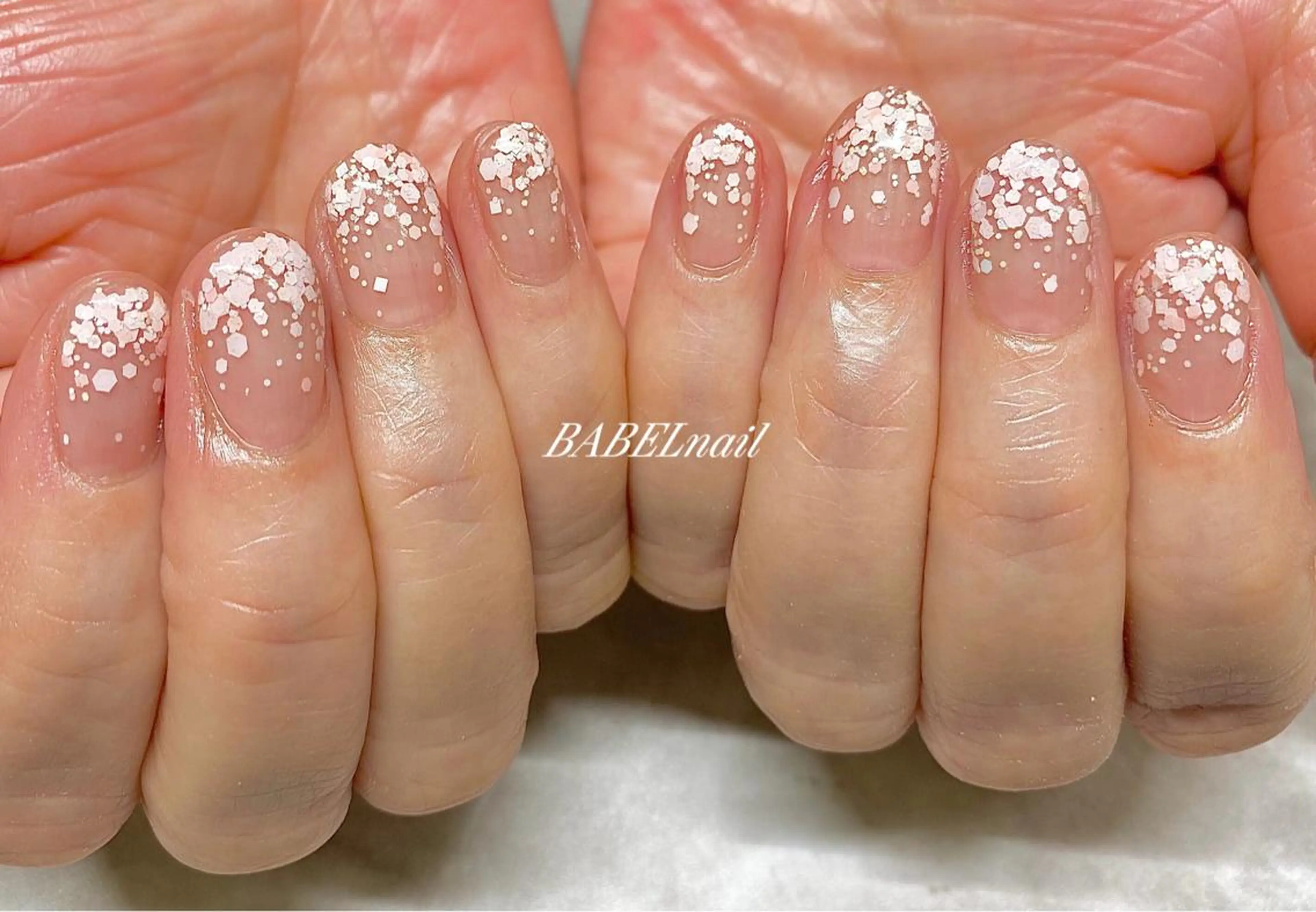 ネイル アートネイル ジェルネイル オフィスネイル ショートネイル ハンドネイル BABELバベル所属・江戸川橋✨BABEL 【バベル】大人可愛いのネイルデザイン