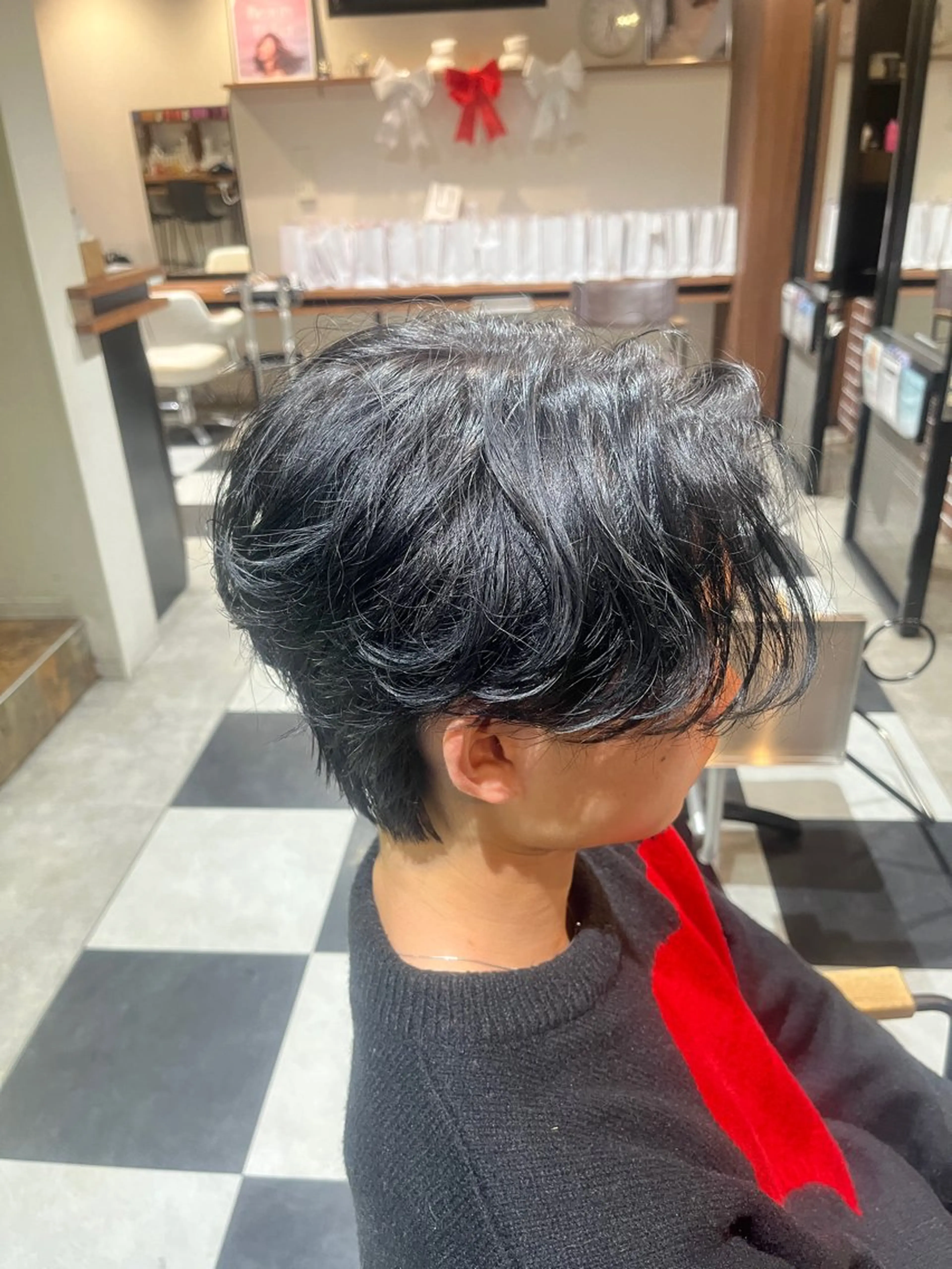 ミディアム パーマ メンズ カット パーマ 🎧メンズパーマ特化 /RUI🎧のヘアスタイル