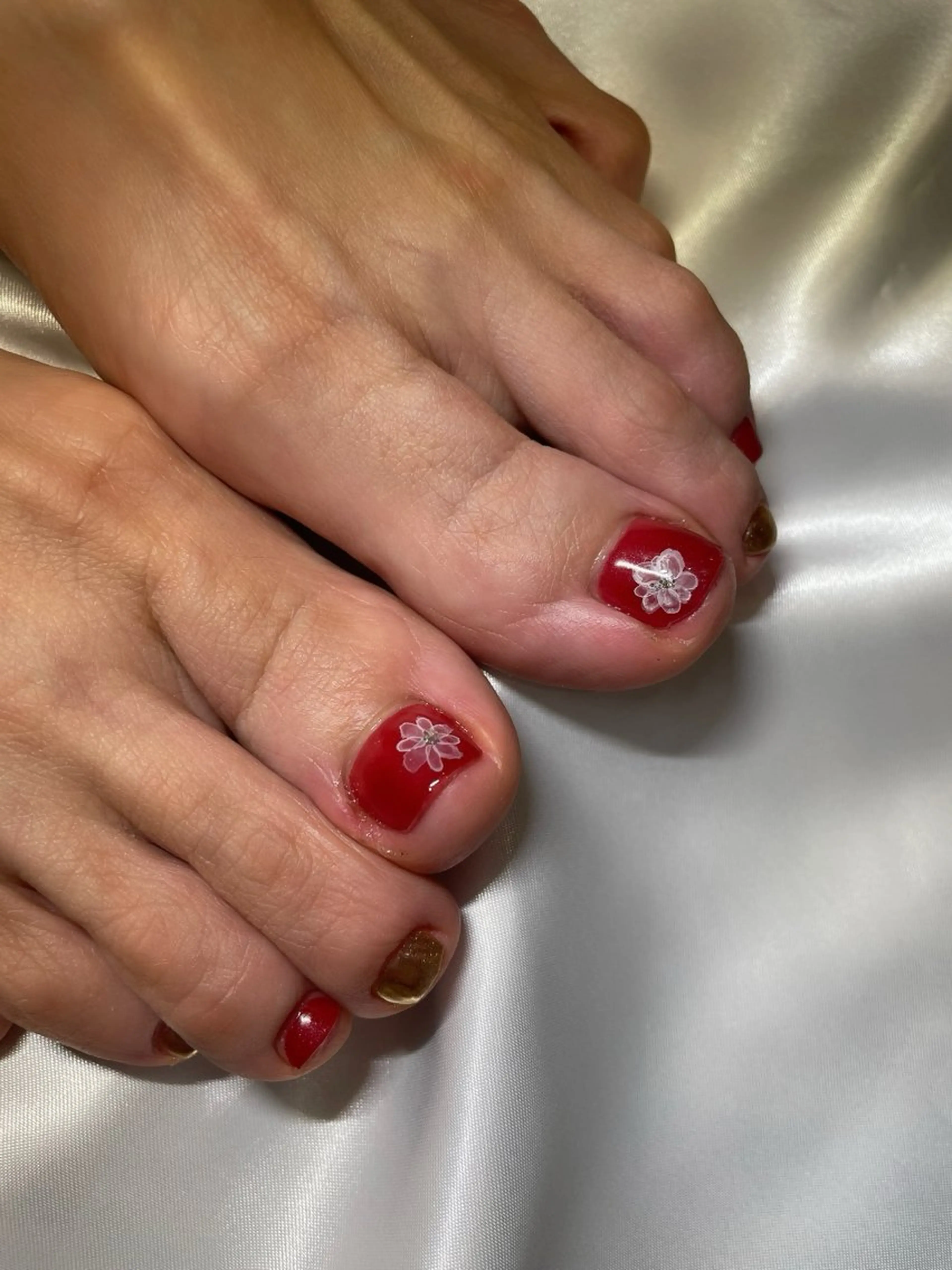 ネイル フットネイル フットネイル ROPE nail ロペネイルのネイルデザイン