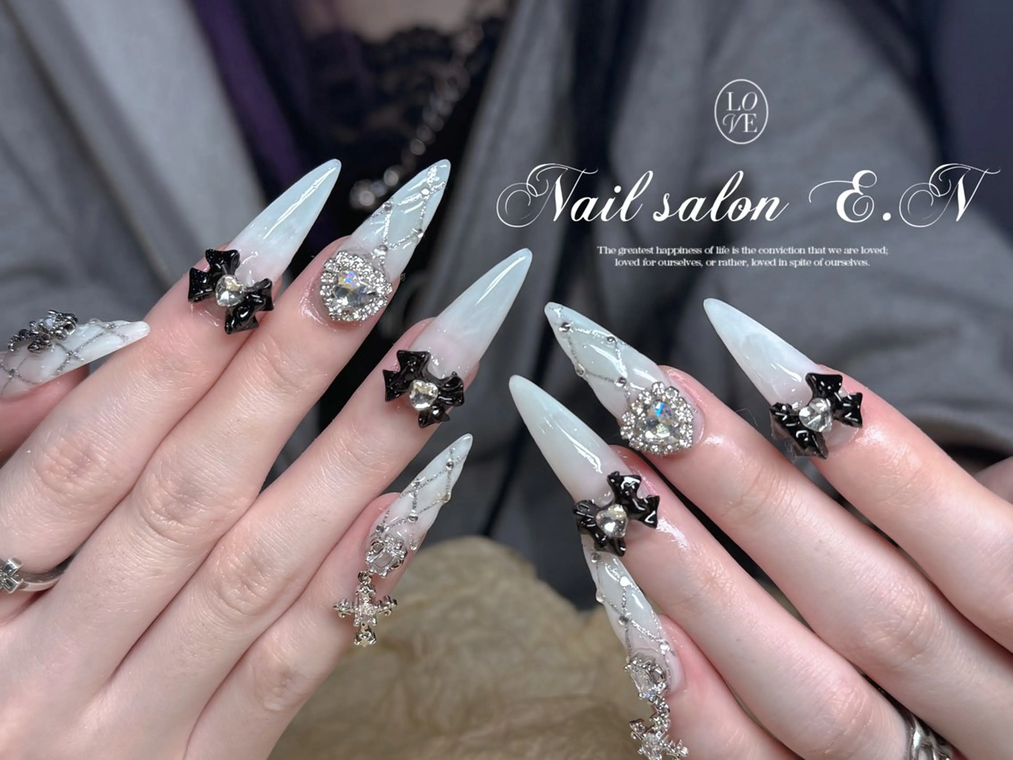 ネイル E.N🦋 長さ出し/持ち込みのネイルデザイン