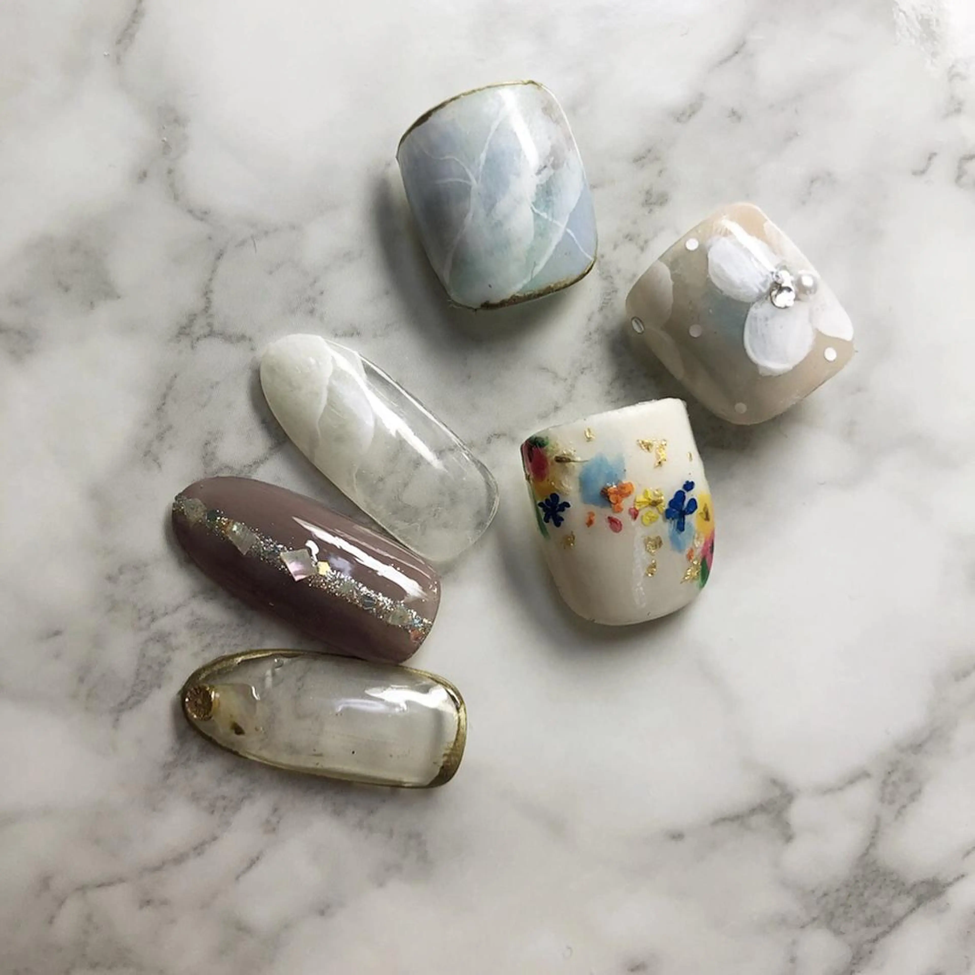 ネイル ワンカラーネイル nail&eyelash Rine所属・Rine 放出 (リネ)のネイルデザイン