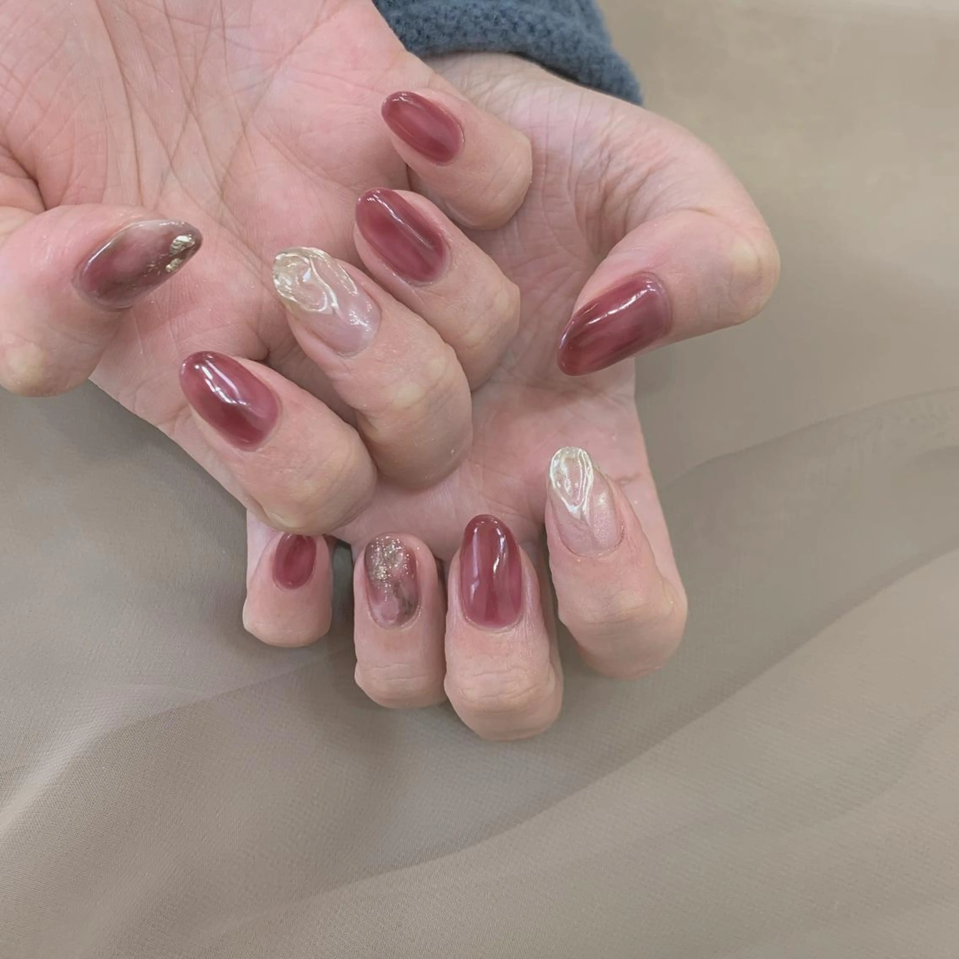 ネイル ハンドネイル nailsalon makoto所属・新宿ニュアンスネイル makotoのネイルデザイン