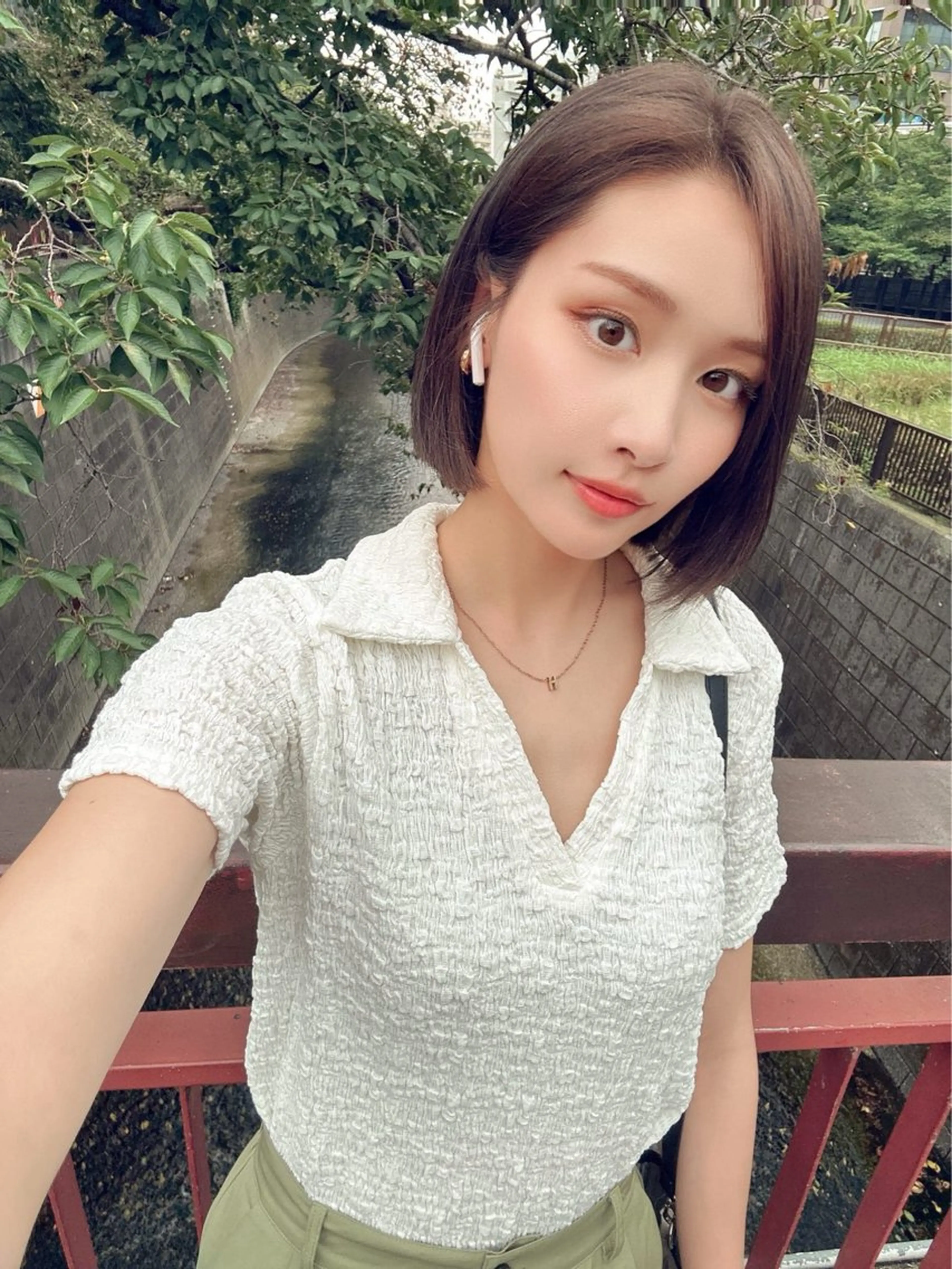 ミディアム カラー ブリーチ デザインカラー イヤリングカラー ハイライトカラー ハイライト カット ヘアカラー トリートメント ヘッドスパ 野口 秀人 🦋髪質改善🫧のヘアスタイル