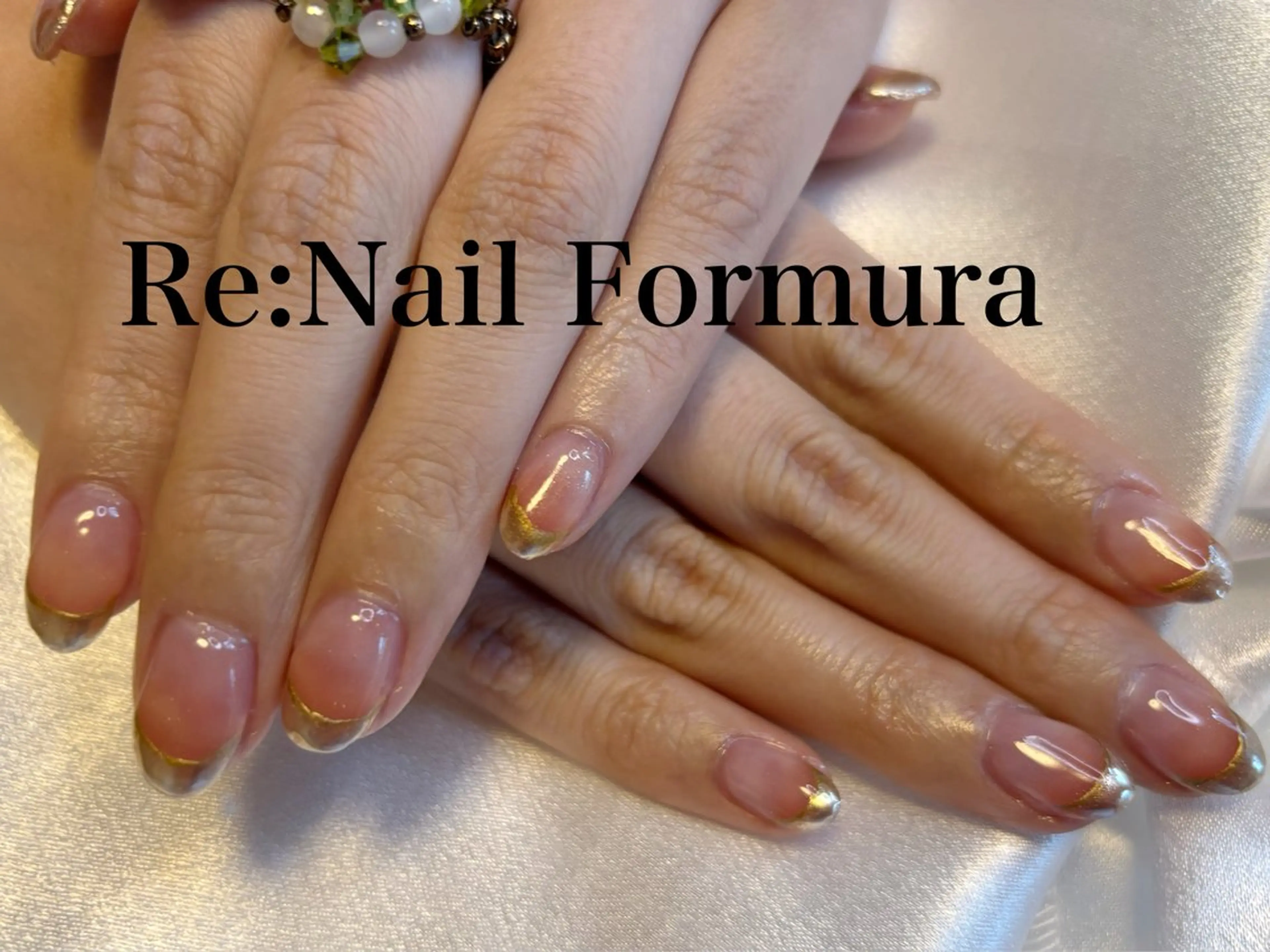 ミディアム ハンドネイル Re:Nail Formula所属・kido chieのネイルデザイン