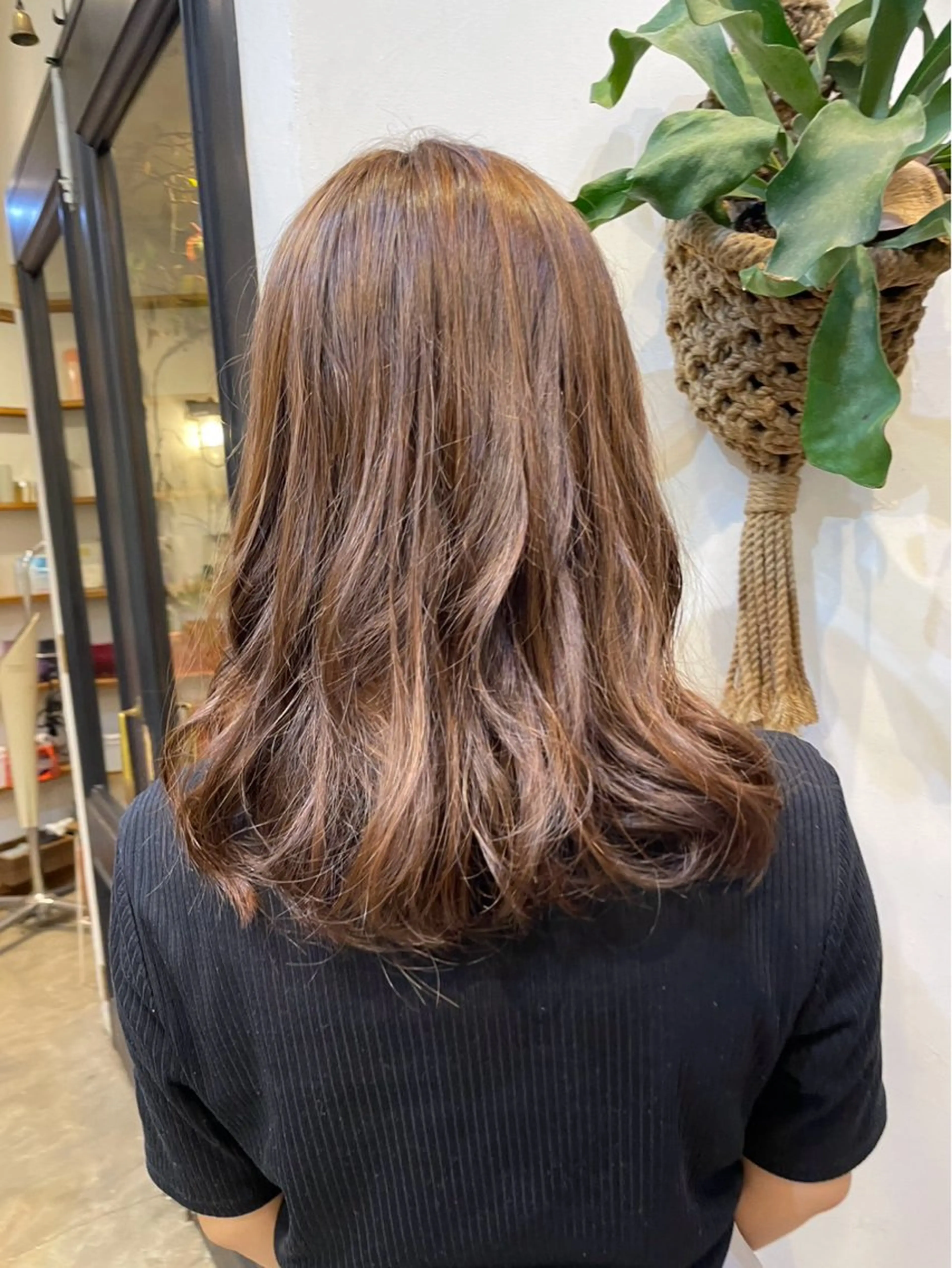 ロング パーマ 米澤 凌華のヘアスタイル