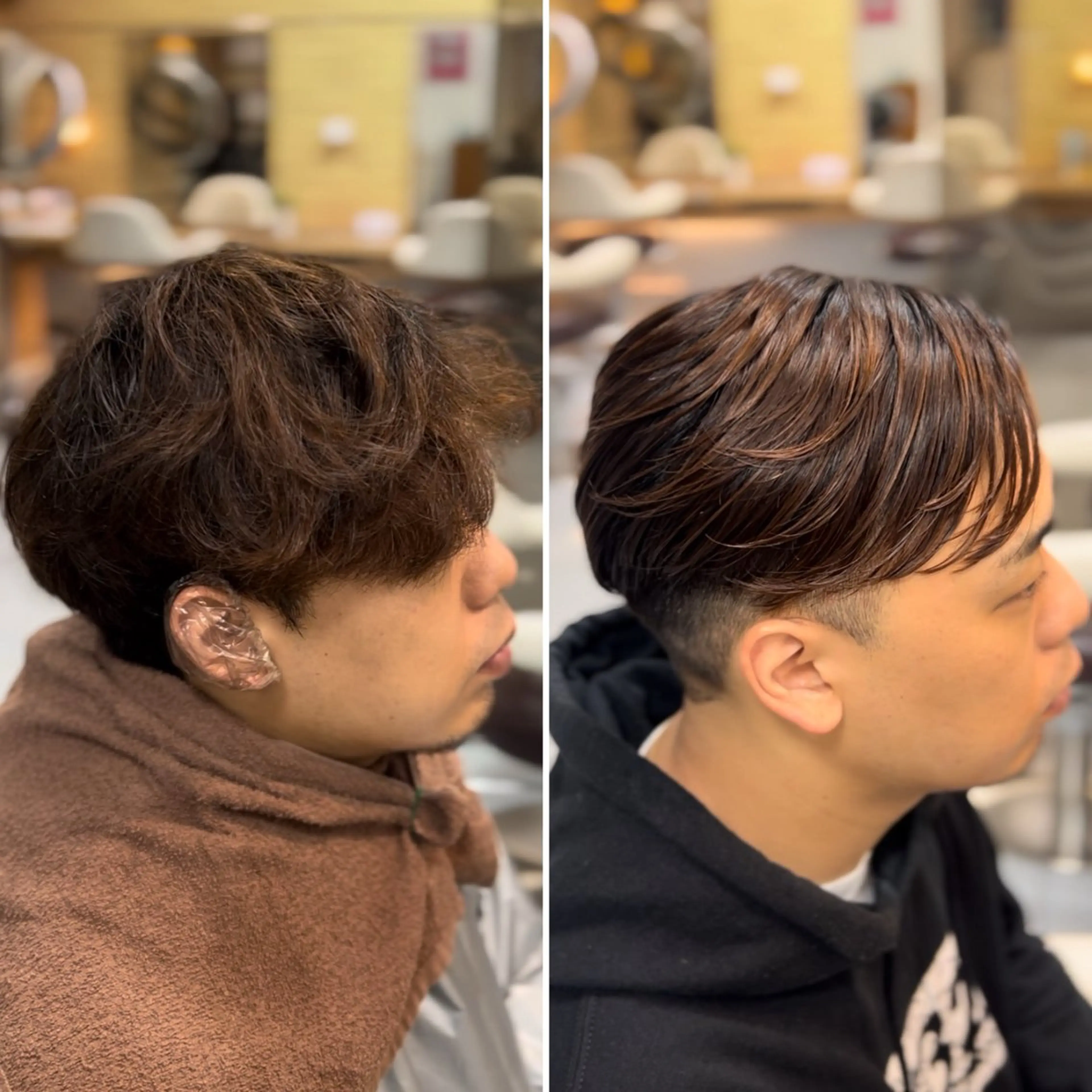 セミロング パーマ メンズ メンズパーマ セミロングパーマ くせ毛 縮毛矯正 ニュアンスパーマ 縮毛矯正 🔮メンズ縮毛矯正 毛流れパーマ💎竹永のヘアスタイル