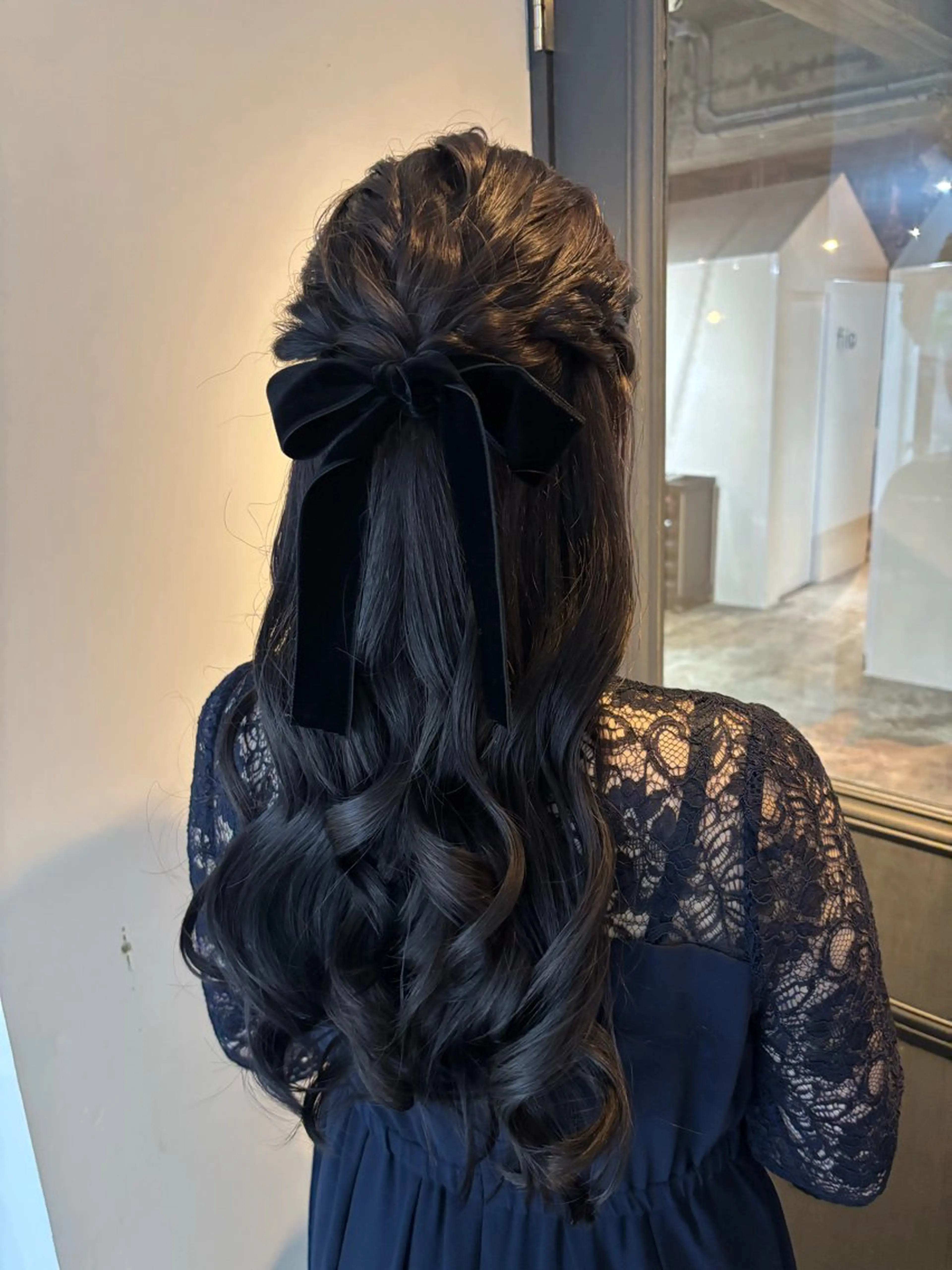 【簡単お呼ばれヘアアレンジ🎀】当店タブレットから選べる3000円コースの写真