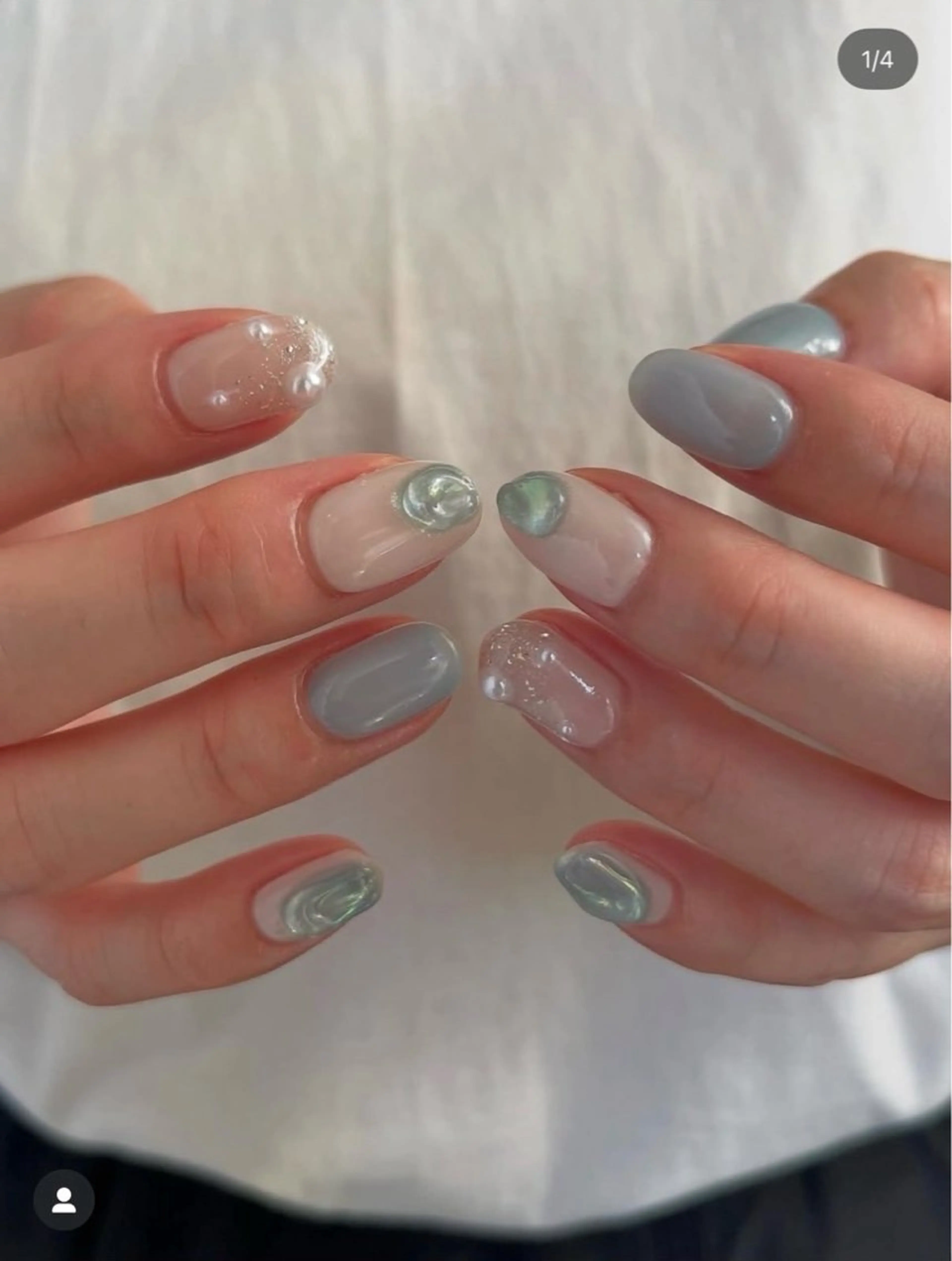 【✨人気NO.1 ニュアンス10本アート✨】デザイン迷われてる方はこちらがおすすめ🪄🙆‍♀️の写真