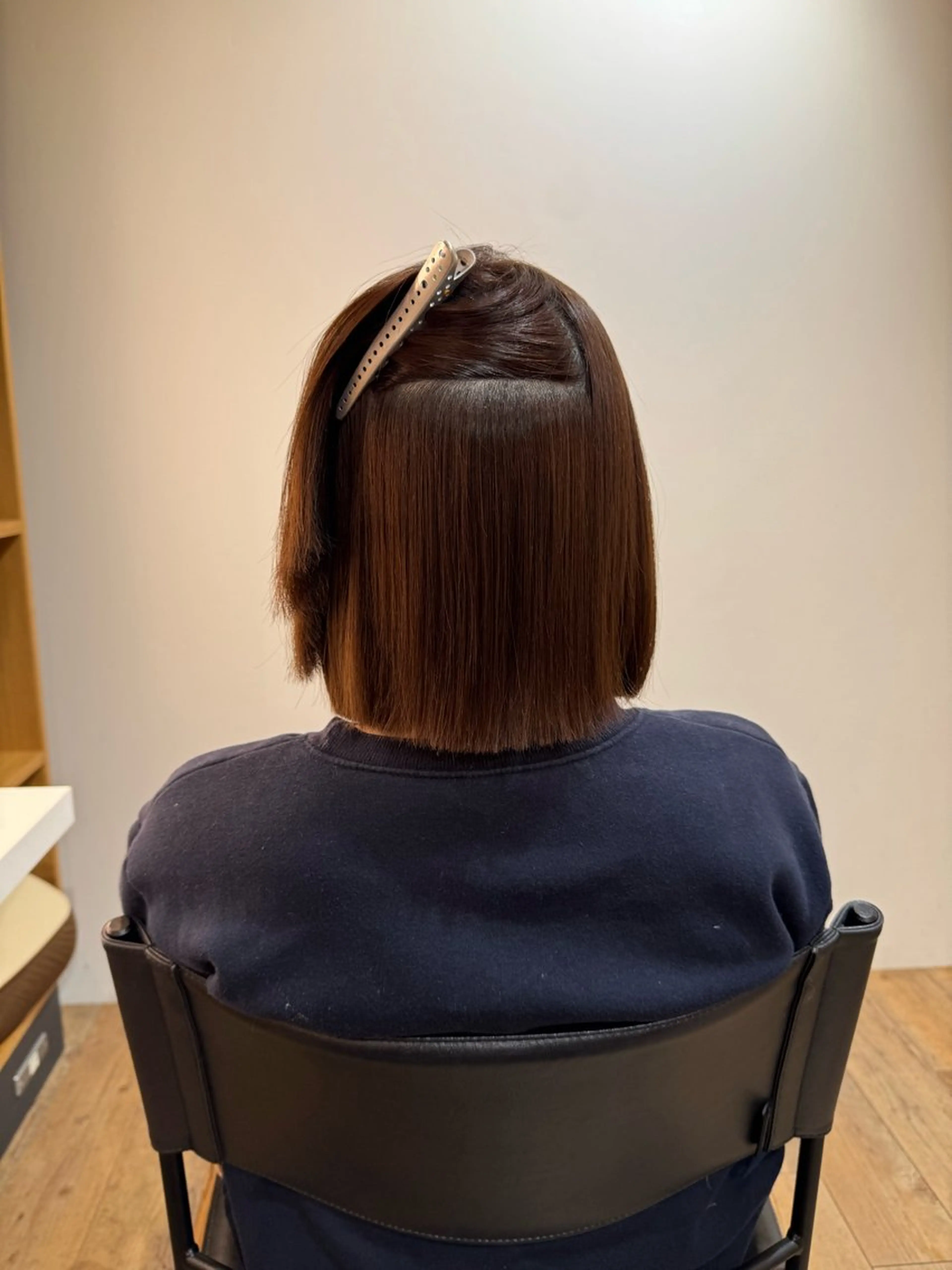 セミロング カット 縮毛矯正 トリートメント afloatkobe所属・美髪/髪質改善 川口凌弥のヘアスタイル