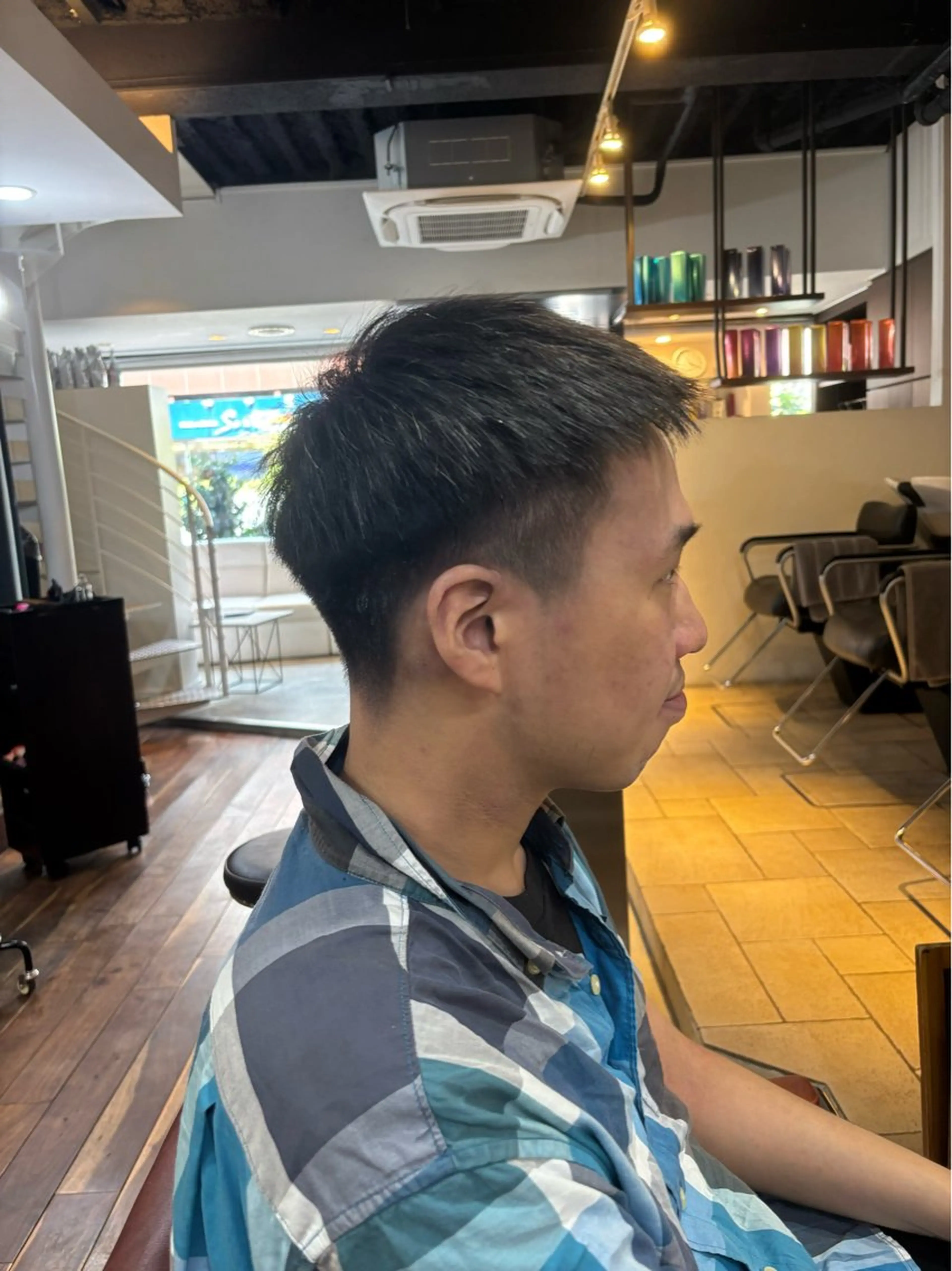 メンズ モヒカン ソフトモヒカン カット 🩶レイヤー/顔周り カット🩶フウカのヘアスタイル