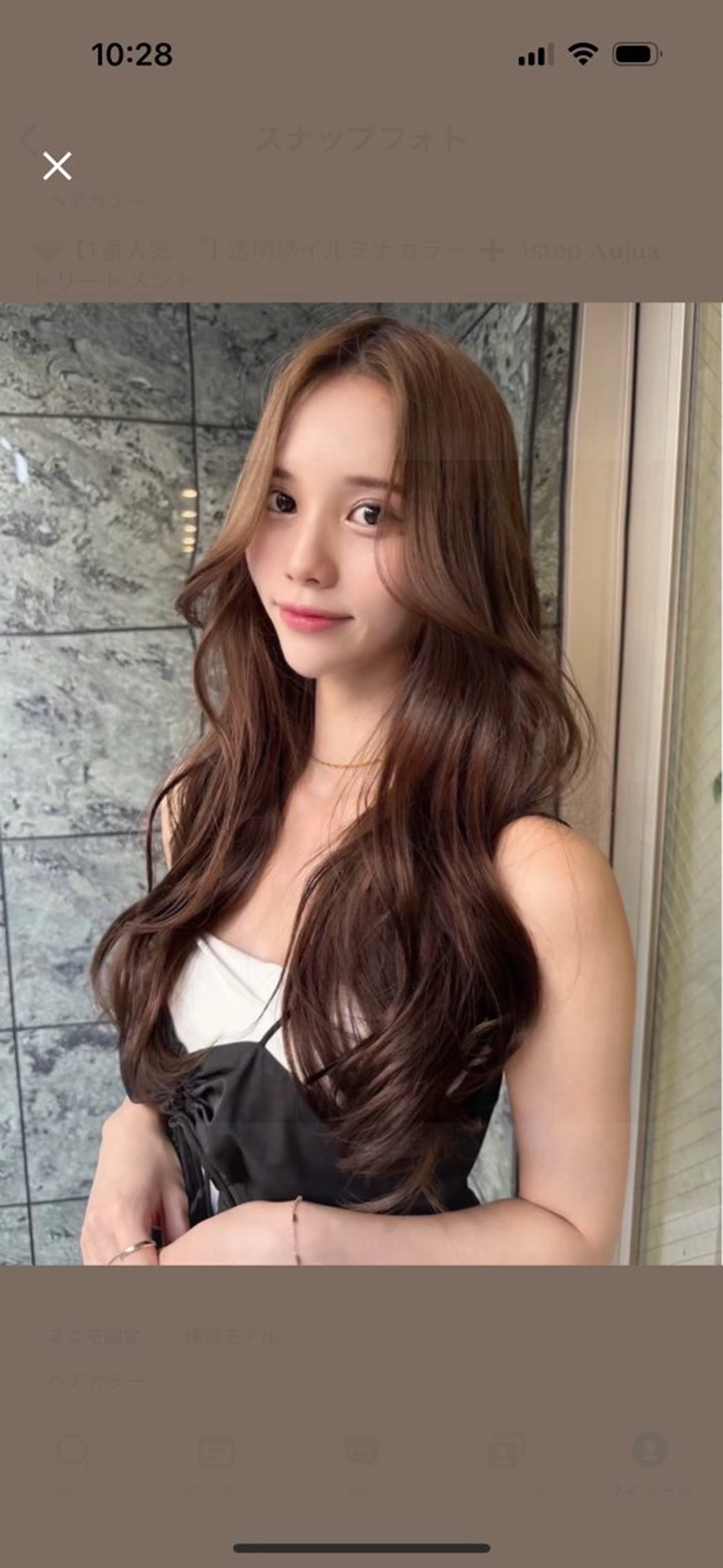 ロング ヘアカラー 🎀 うる艶透明感 カラー / 錦糸町のヘアスタイル