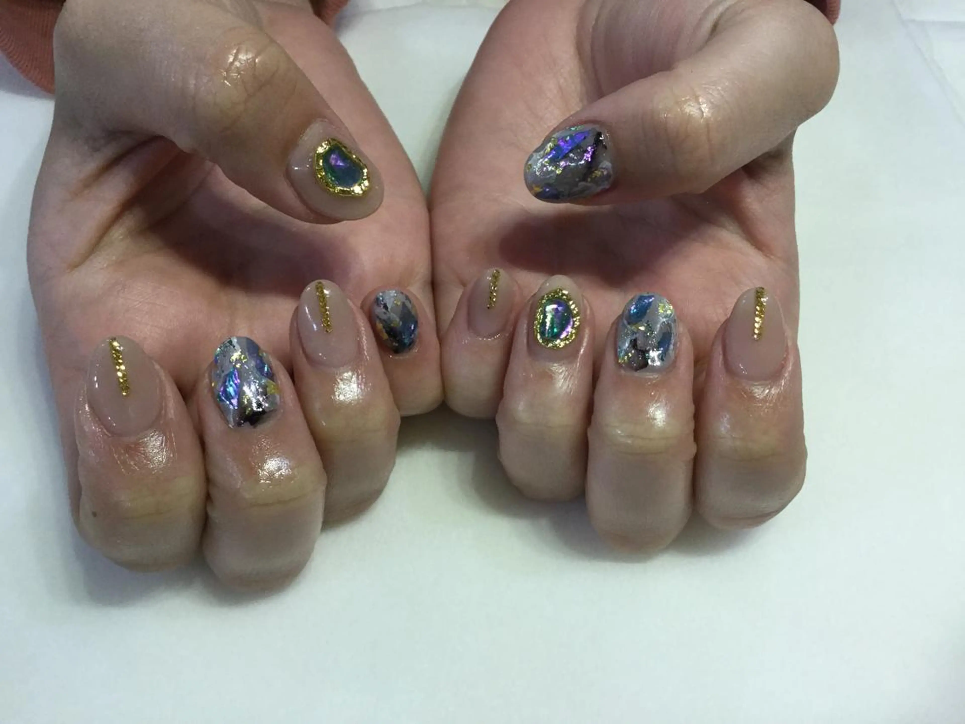 ネイル ハンドネイル 💎🐰 saki. m 🐰💎のネイルデザイン