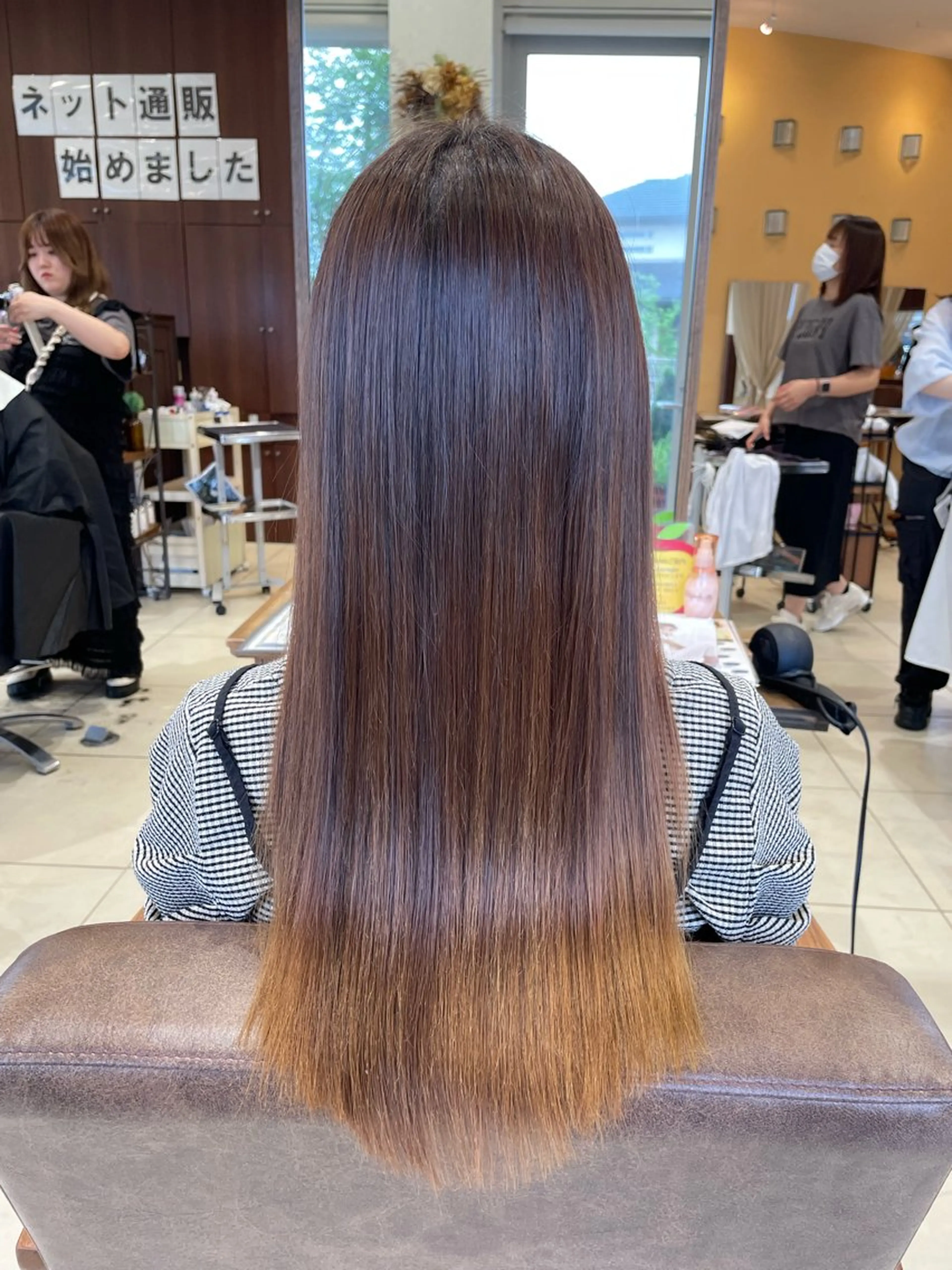 【🤍クリスマス限定🤍】艶髪エステ縮毛矯正＋髪質改善パールプラチナの写真