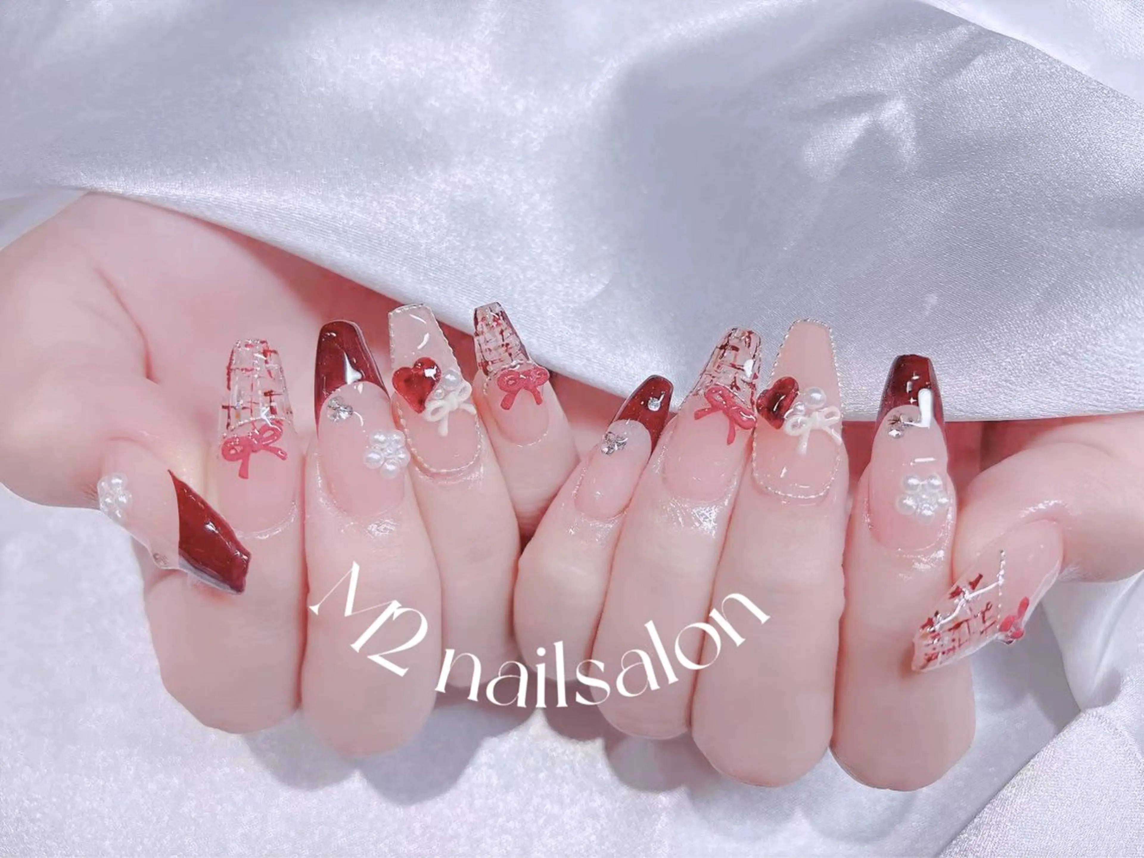 ネイル 長さだし専門店 M2 rikaのネイルデザイン