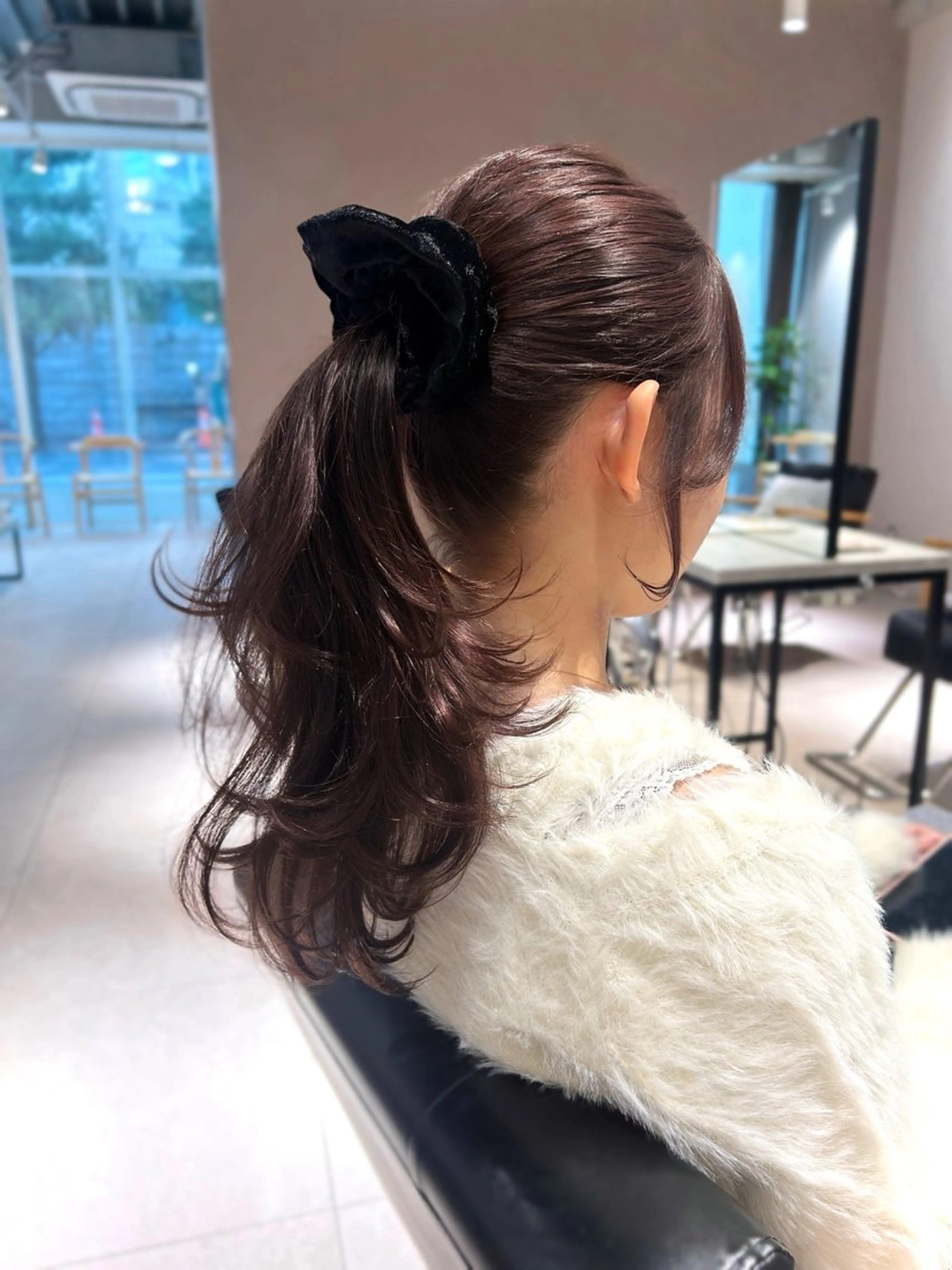 ロング カラー レイヤーカット ミディアムヘア Chifumiのヘアスタイル
