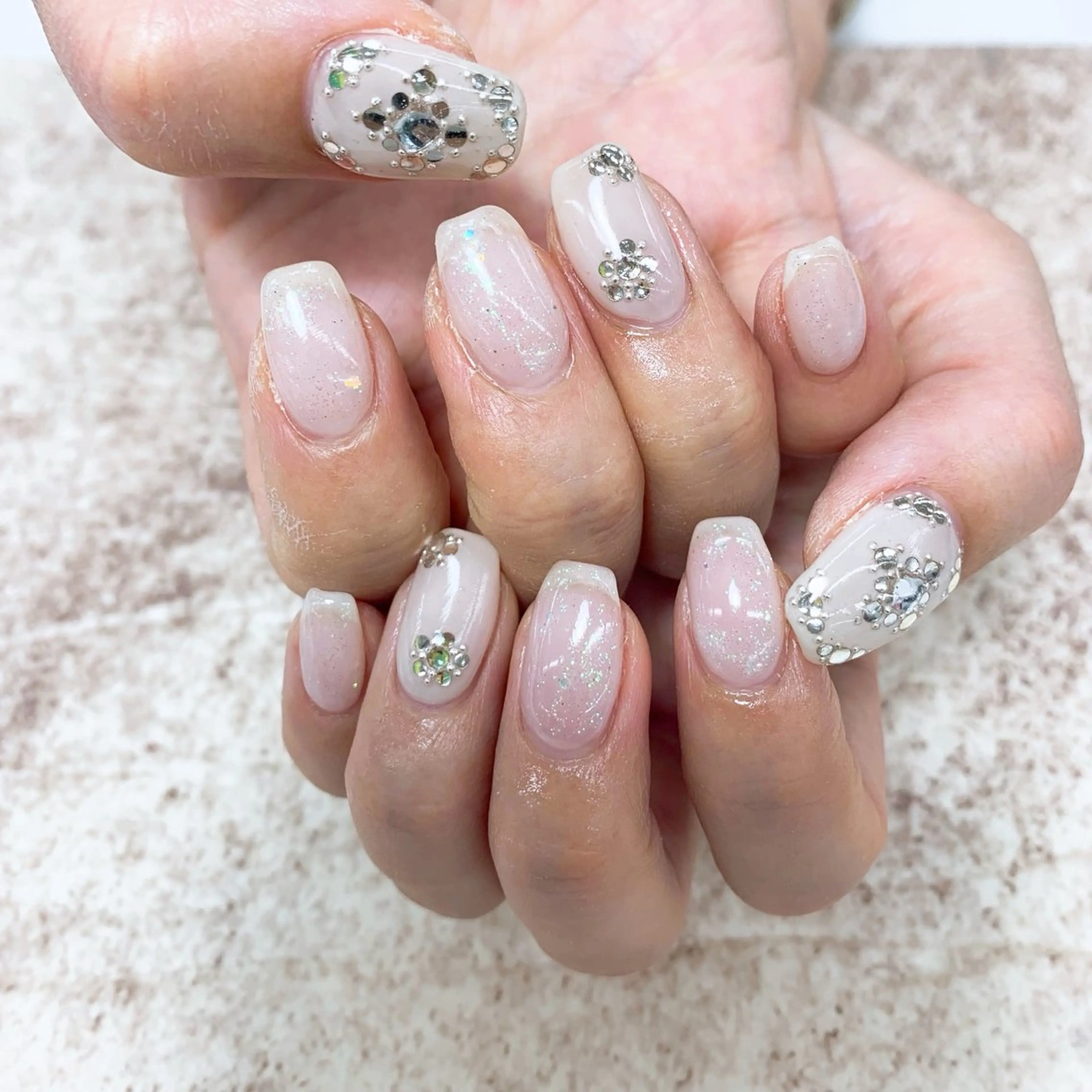 ネイル ⭐︎休業中の練習⭐︎ JNA認定講師髙橋のネイルデザイン