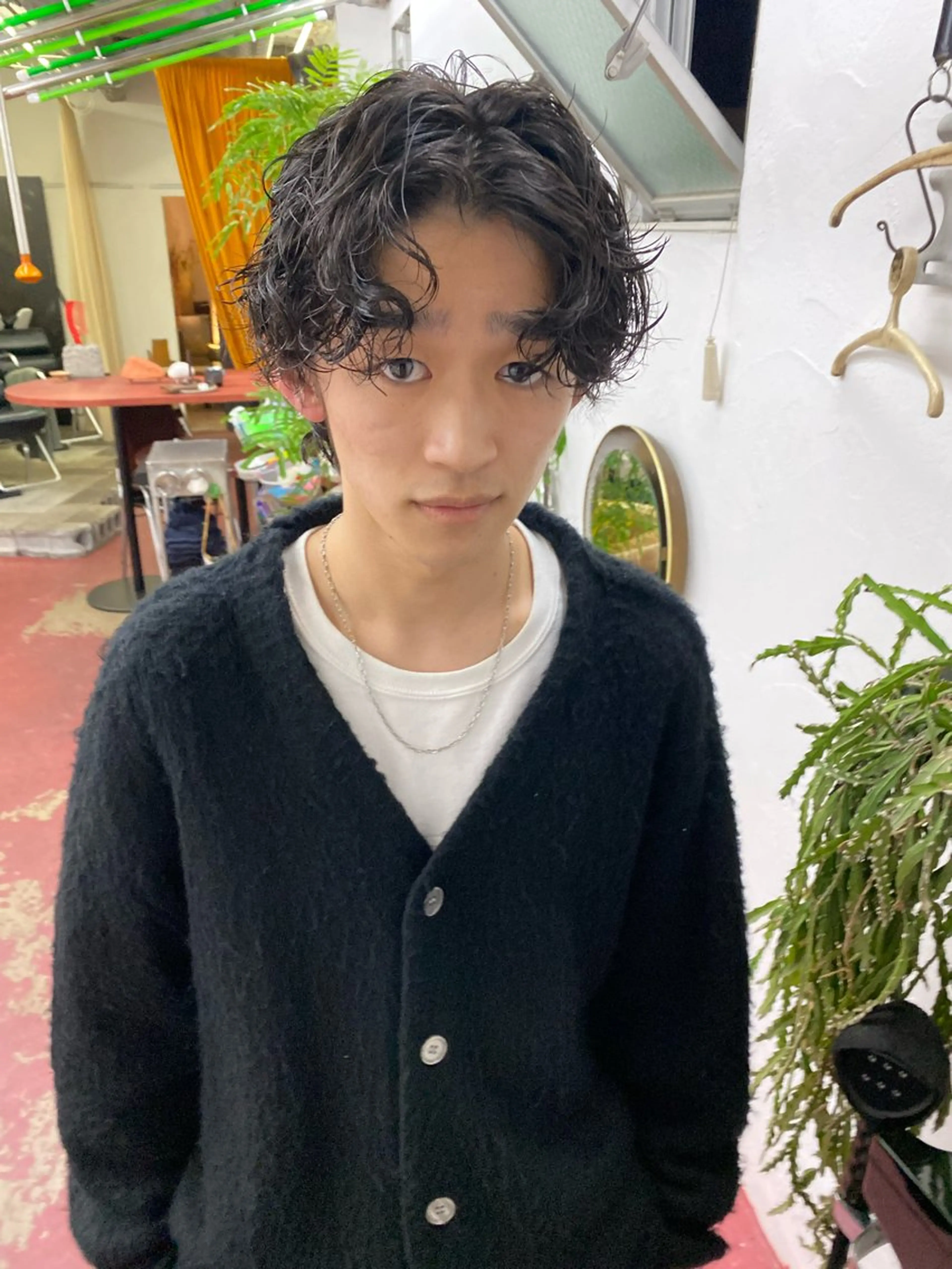 【男性限定】メンズカット + ダウンパーマ+トリートメント【カルマパーマも可能】メンズパーマの写真