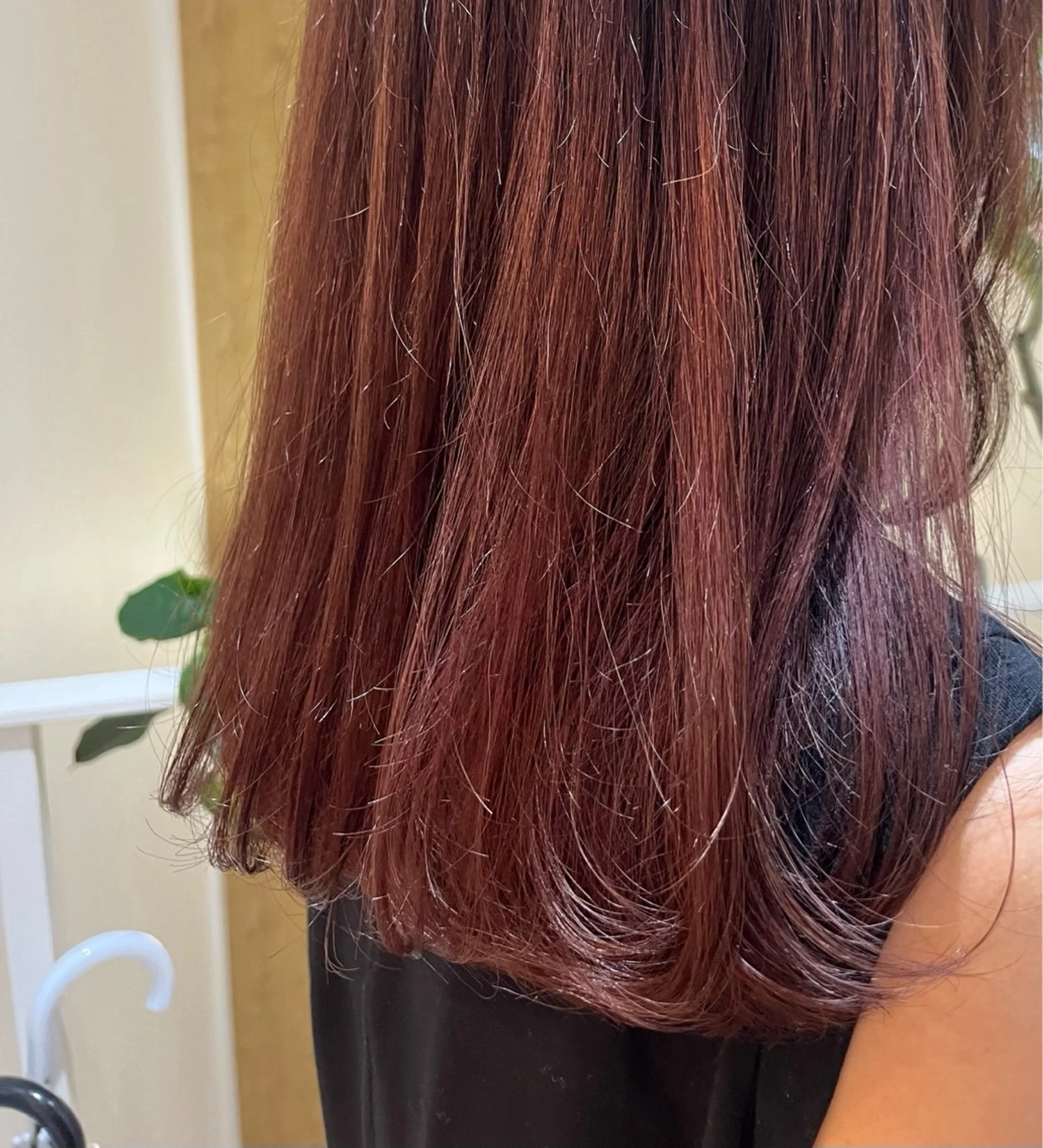 ミディアム カラー ブラウンカラー ピンクカラー ピンクブラウン ヘアカラー 暖色カラー/似合わせ カット/名古屋/辻のヘアスタイル