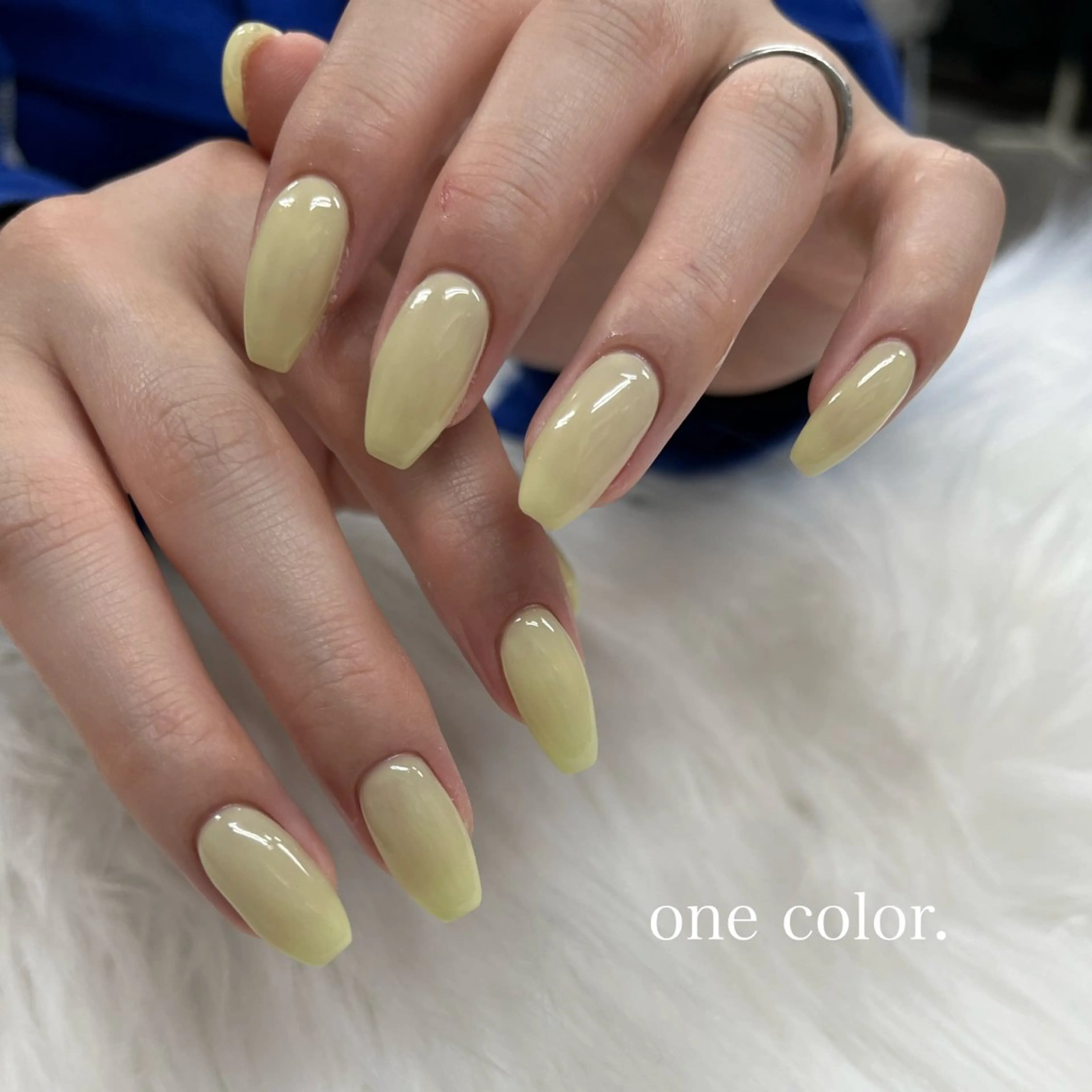 ネイル 黄色 ハンドネイル tener 🧋yume🧋のネイルデザイン