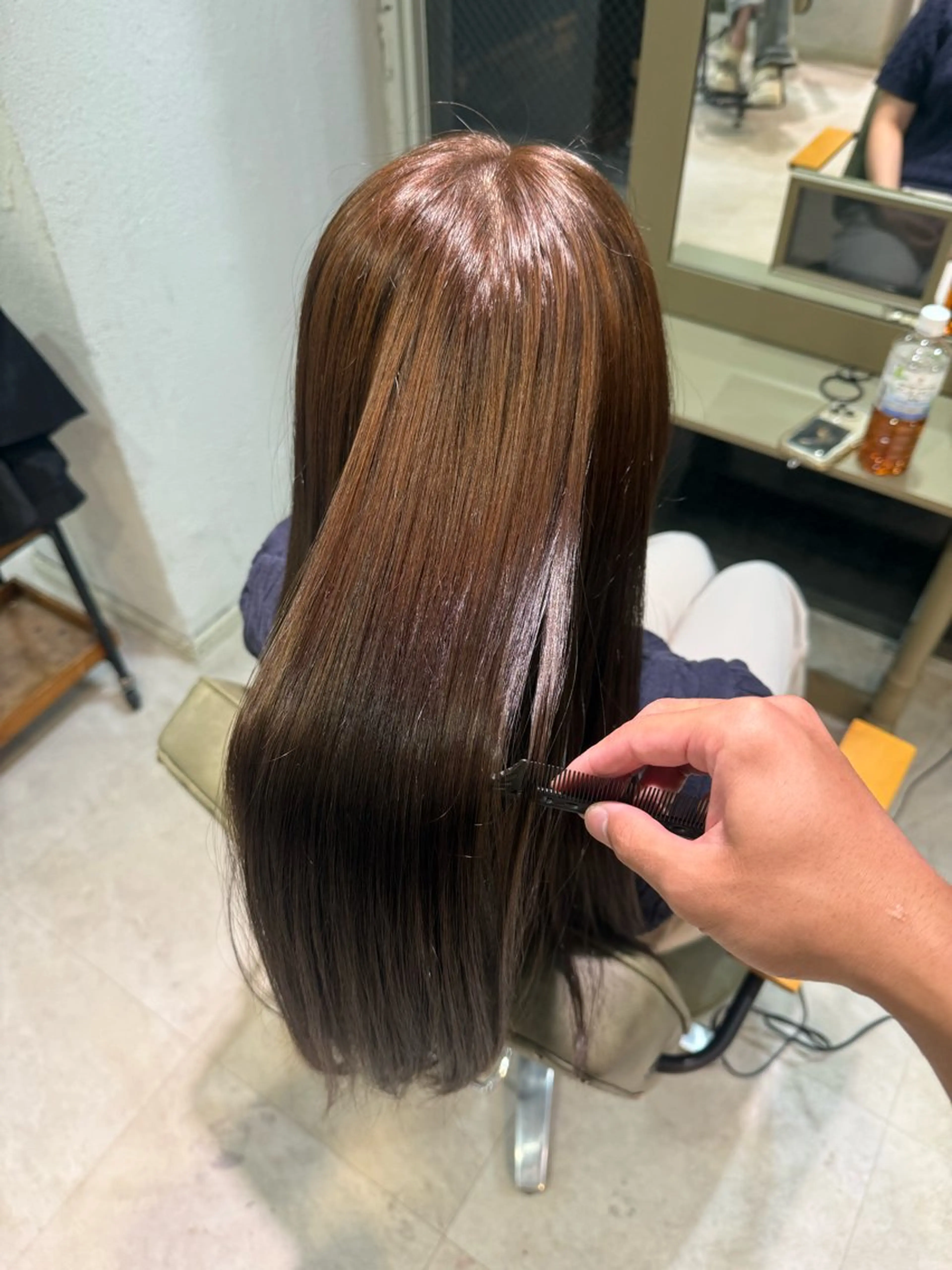 ロング カラー ヘアカラー 永尾 幸太郎のヘアスタイル