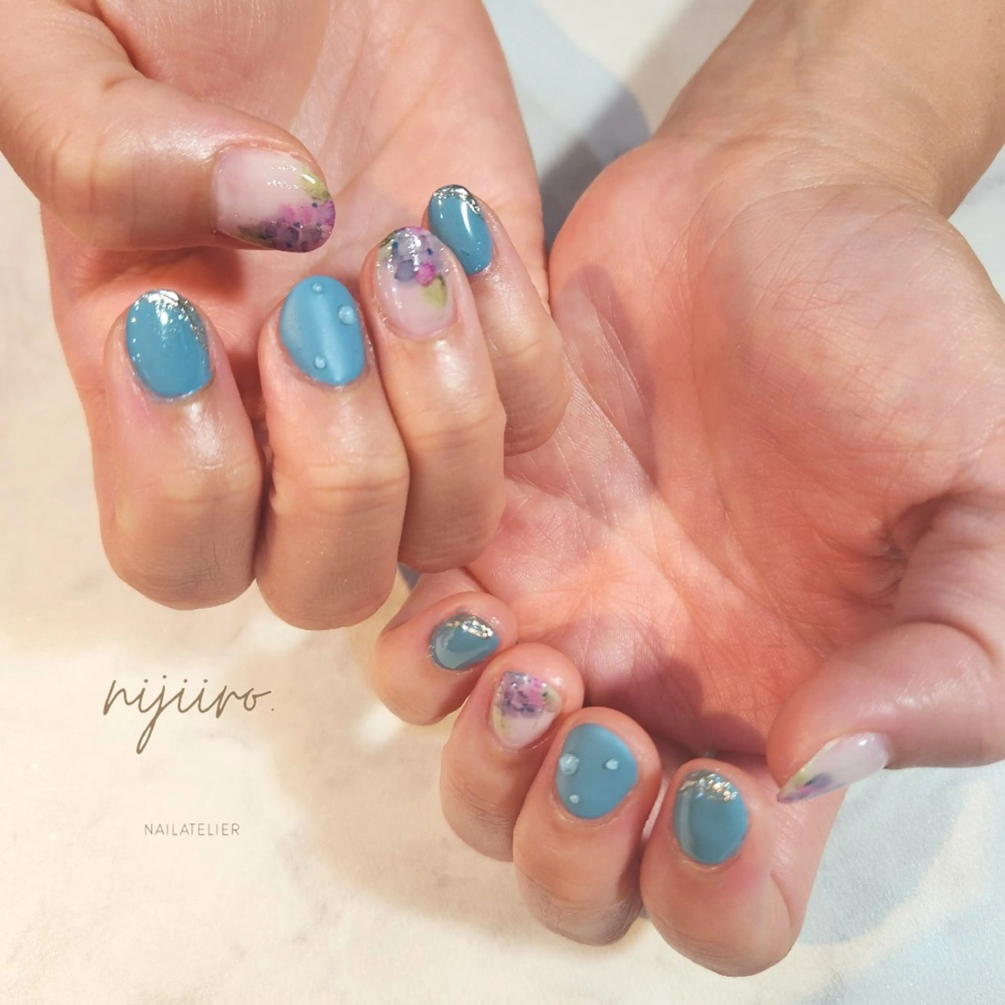 ネイル ハンドネイル nailatelier nijiiro.所属・nijiiro🌈 サトウのネイルデザイン