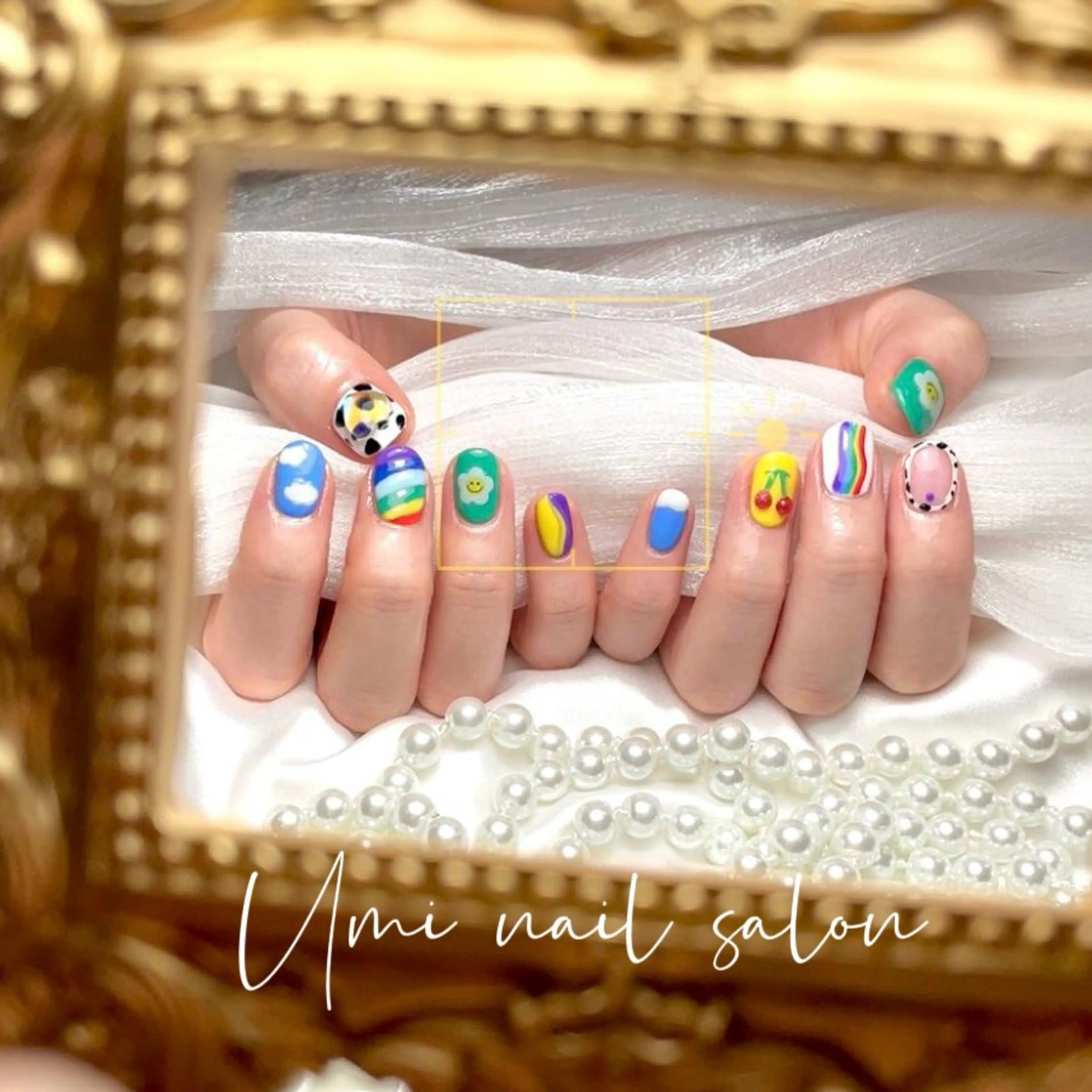 ネイル ハンドネイル ハンドケア Umi.yuri 🎀のネイルデザイン