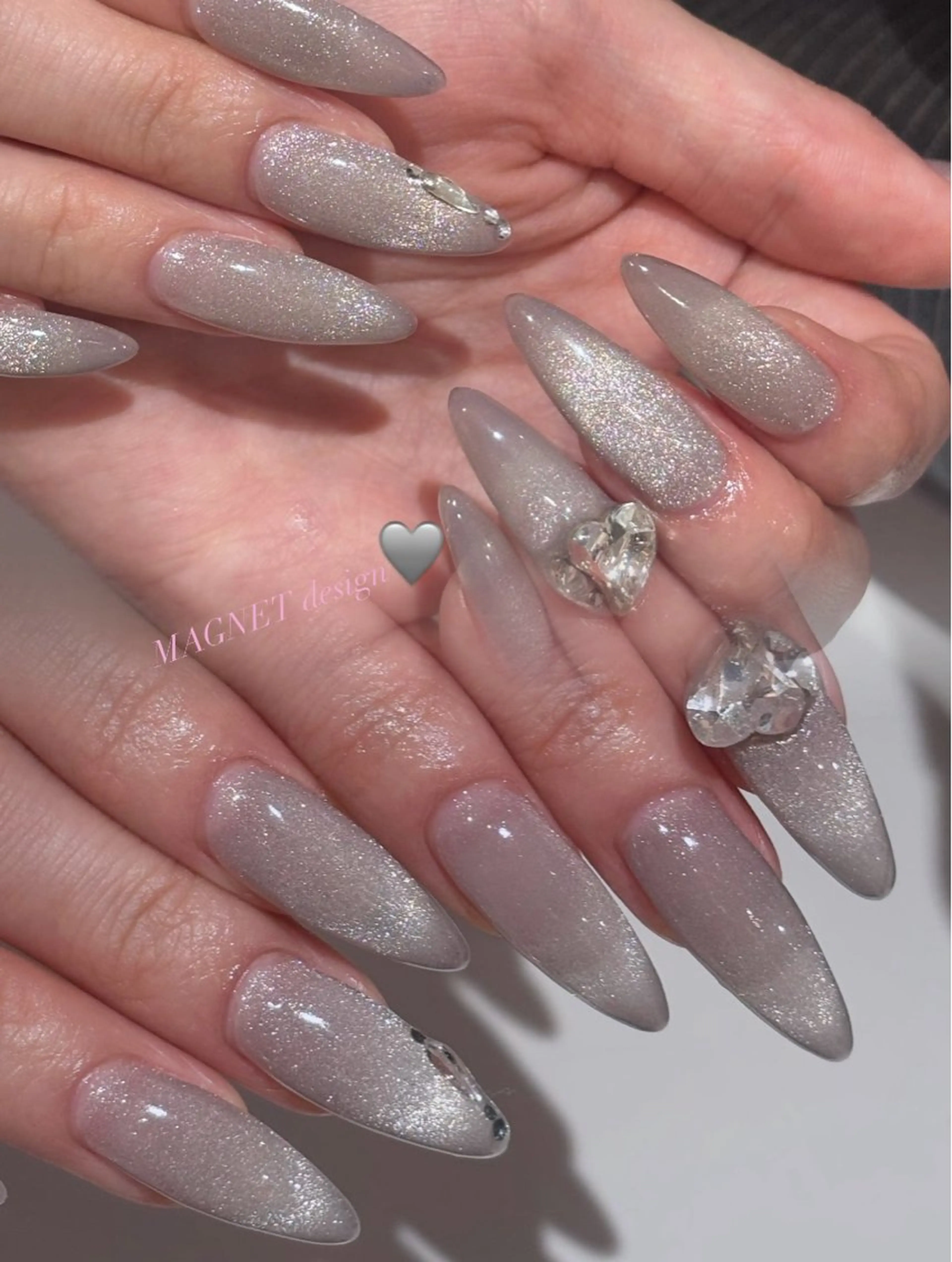 ネイル 🩶韓国/ワンホン myu🩶のネイルデザイン