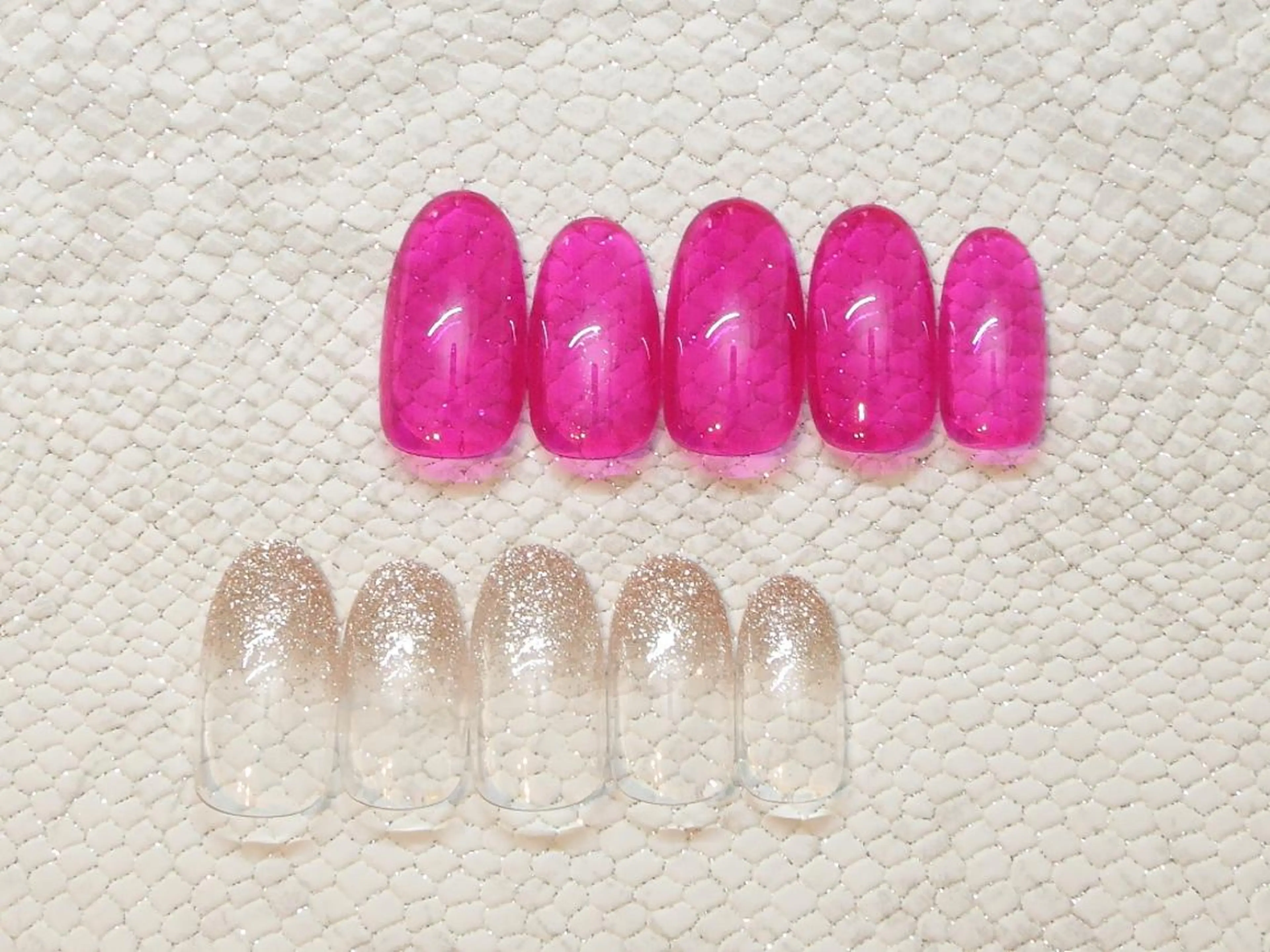 【オフ込】ワンカラー・ラメグラデーションの写真