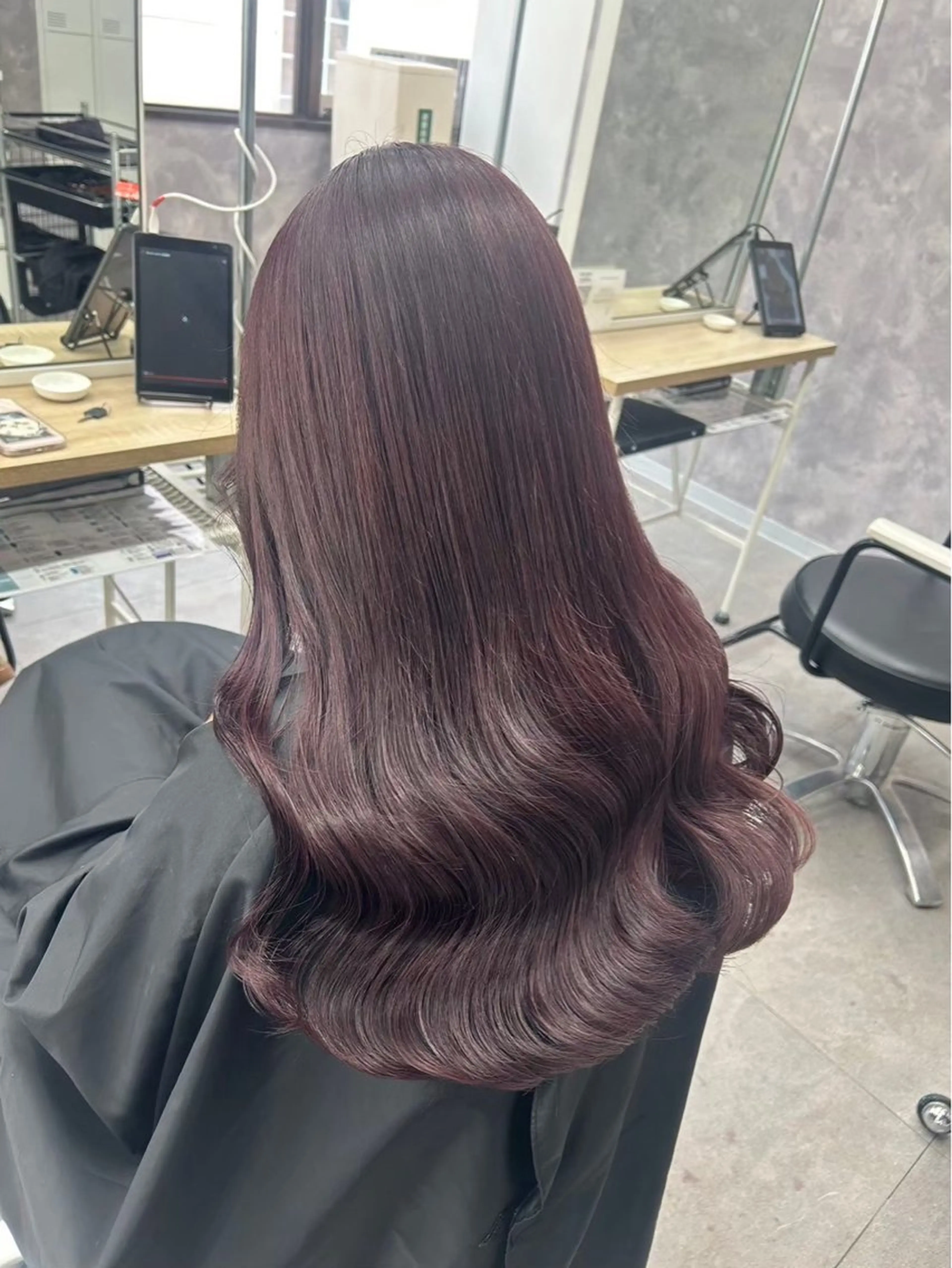 ロング カラー ミルクティー/ピンク カラー/ みう🎀のヘアスタイル