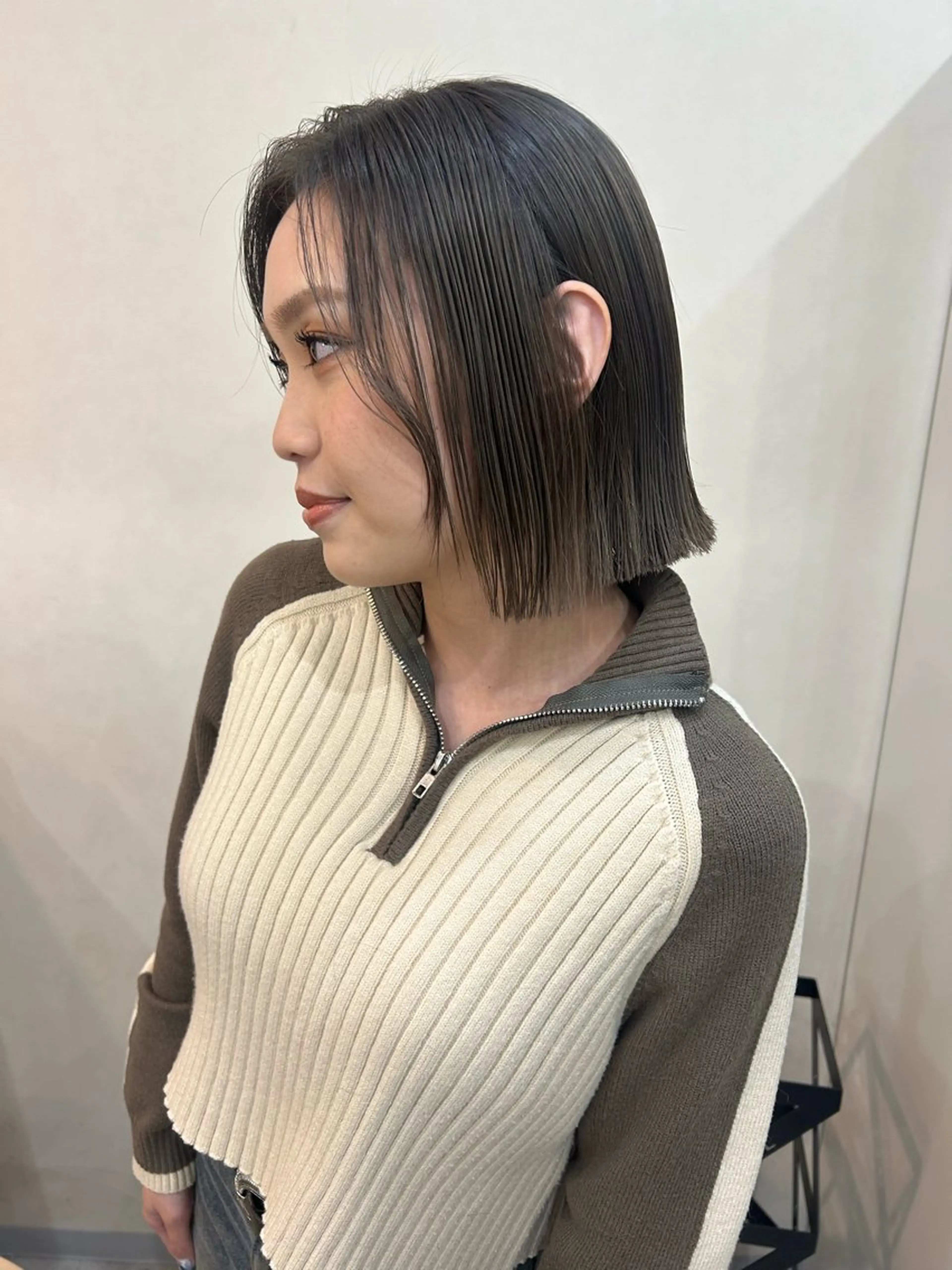 ミディアム ボブ ボブ/透明感カラー 🧸YUI❤️のヘアスタイル