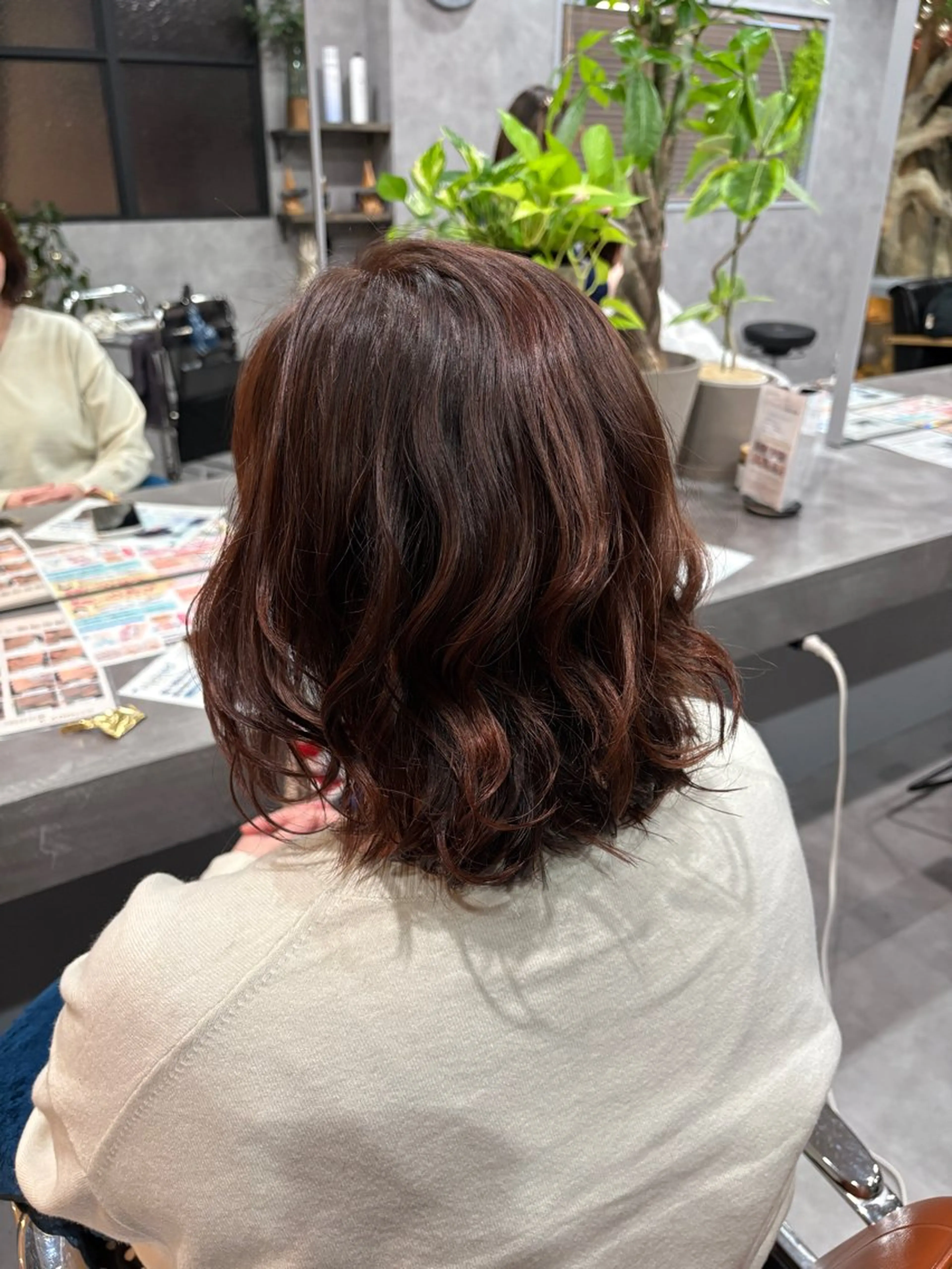 カラー 白髪ケアBAUM さなのヘアスタイル