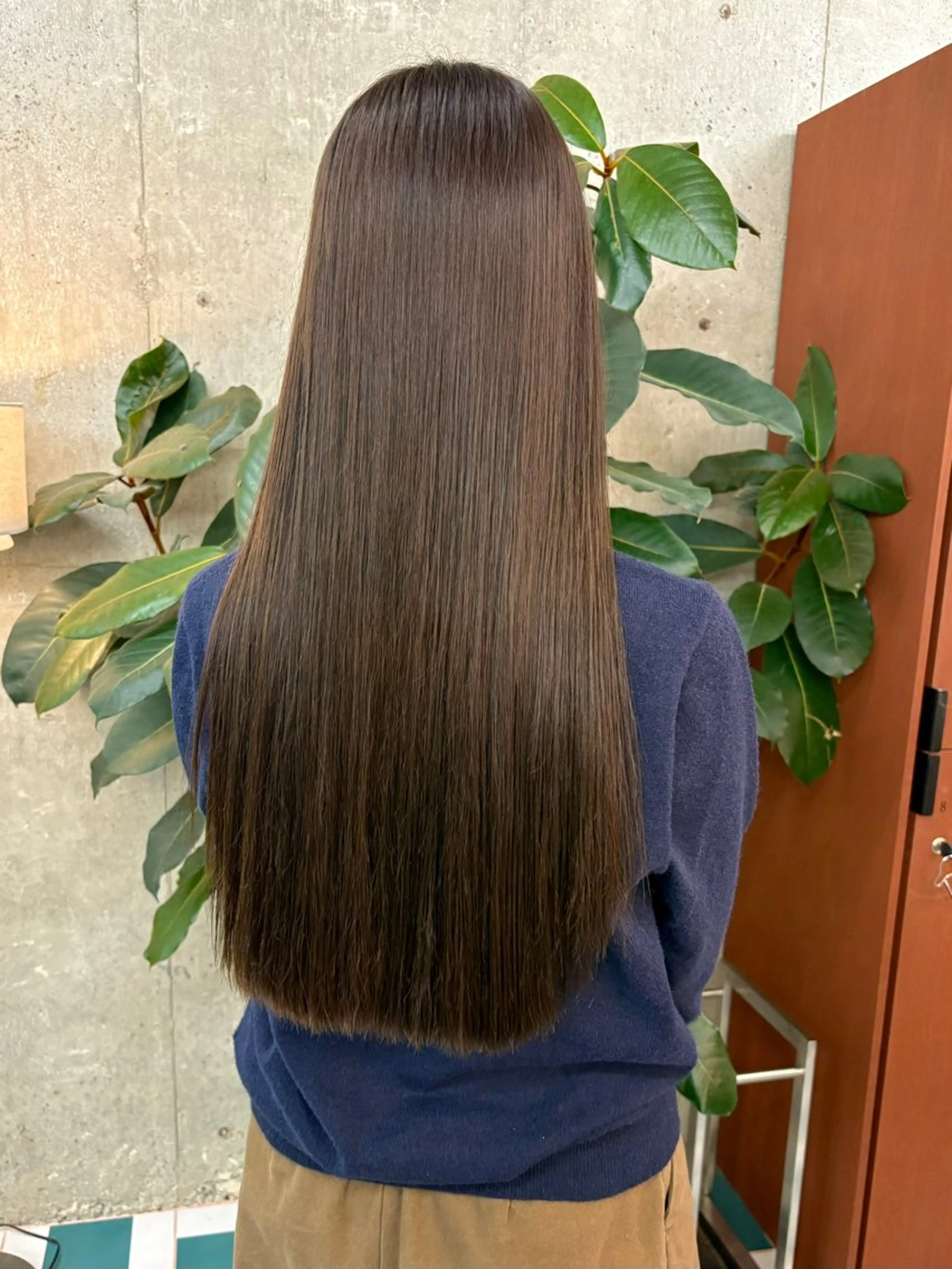 ロング ヘアカラー トリートメント AYAKA/名古屋/ 栄/ボブ/透明カラーのヘアスタイル