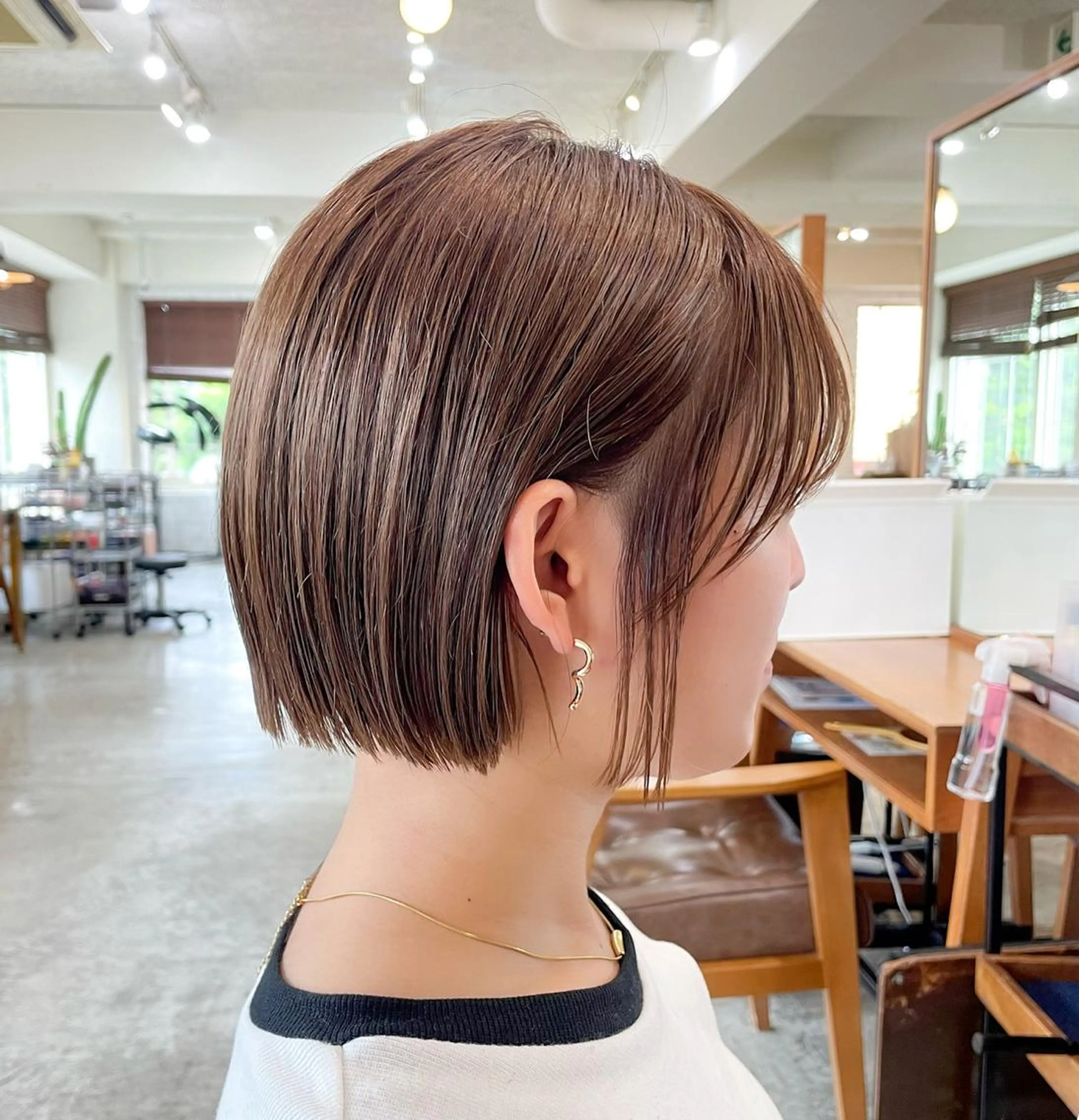 ショート ボブ 🎧パーソナルケア/ 透明感カラー/ミユのヘアスタイル