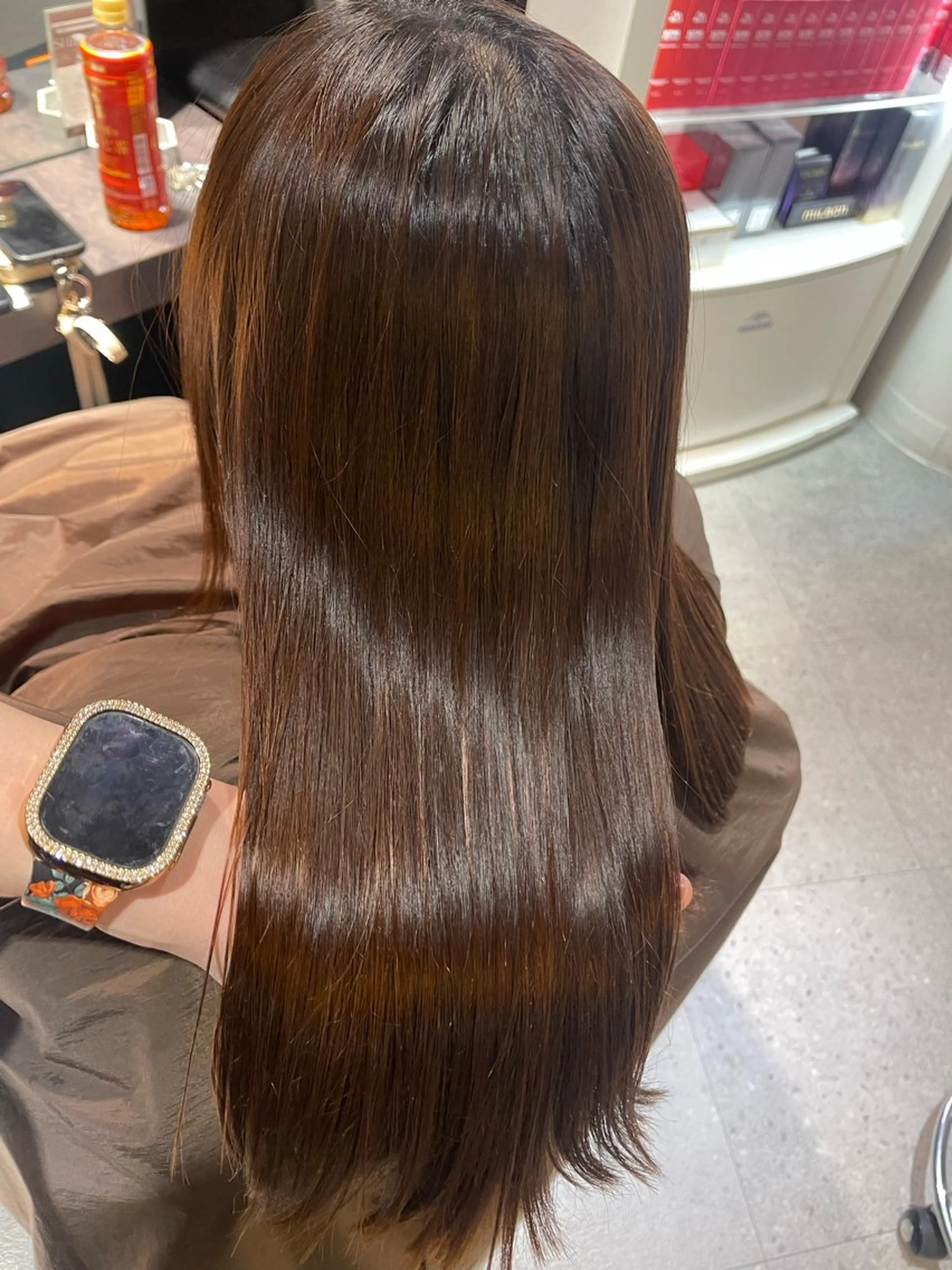 ミディアム 髪質改善 カット 縮毛矯正 似合わせカラー❣️ 🥀Ayane🥀のヘアスタイル